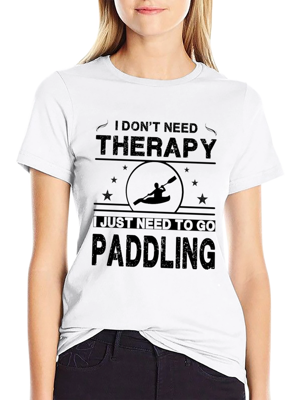 Paddling Therapy Tee - Kayak Lover Shirt