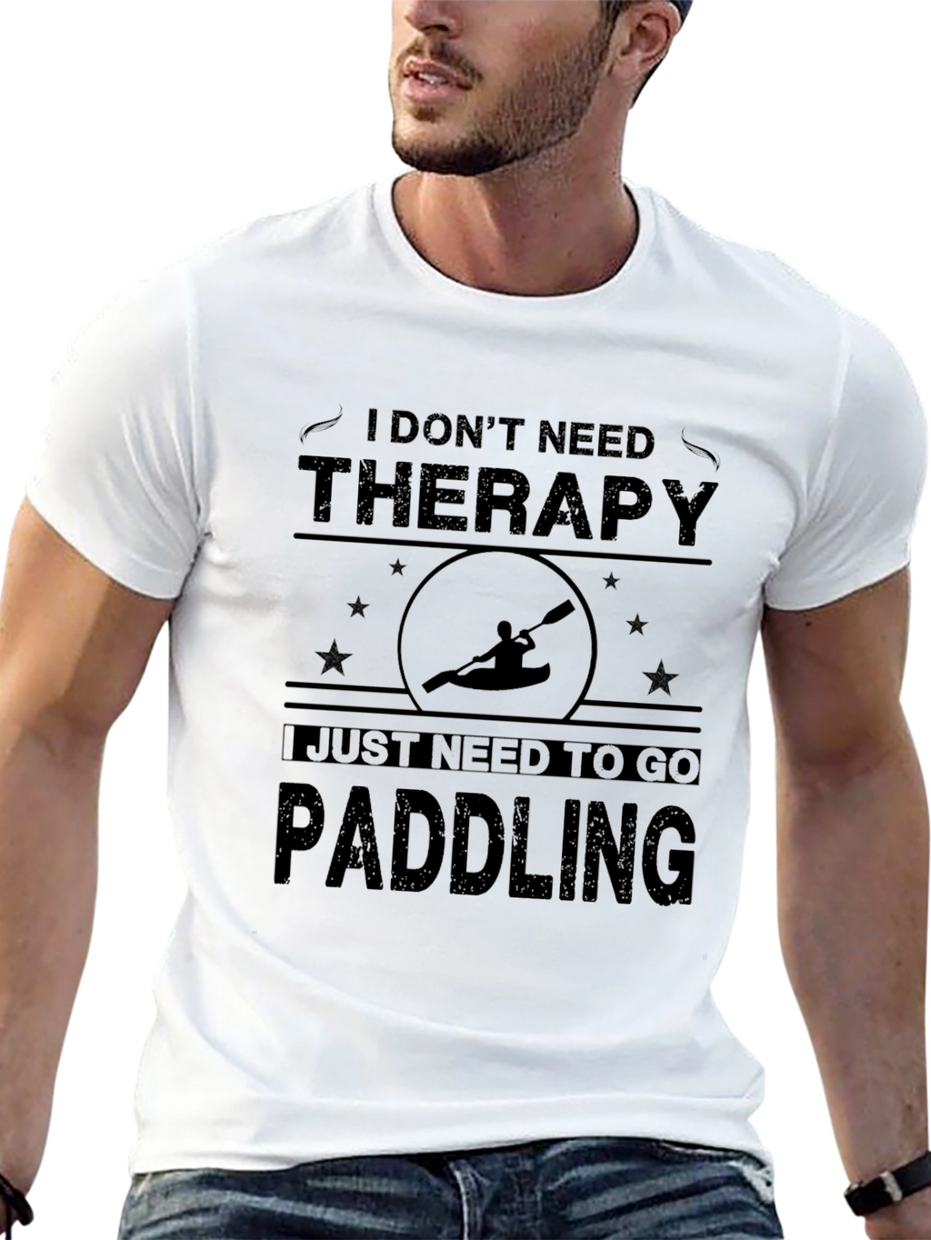 Paddling Therapy Tee - Kayak Lover Shirt