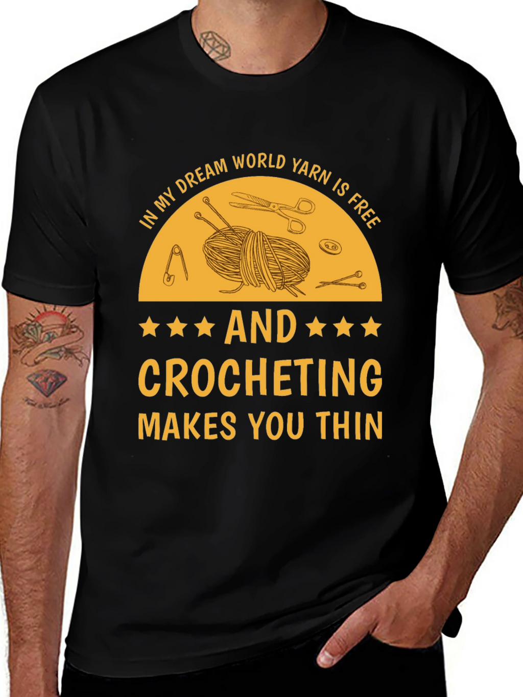 Crocheting Dream World T-Shirt