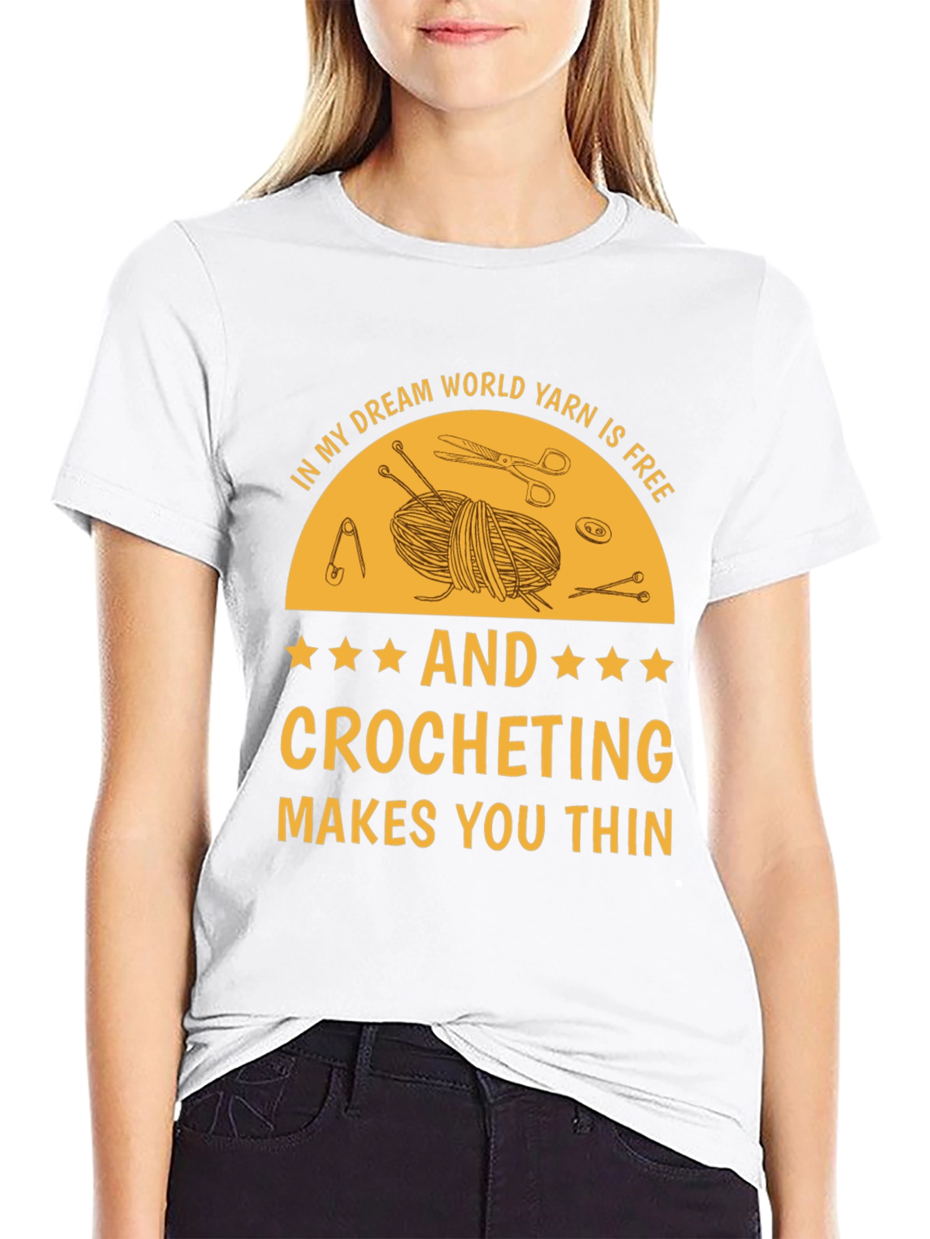 Crocheting Dream World T-Shirt