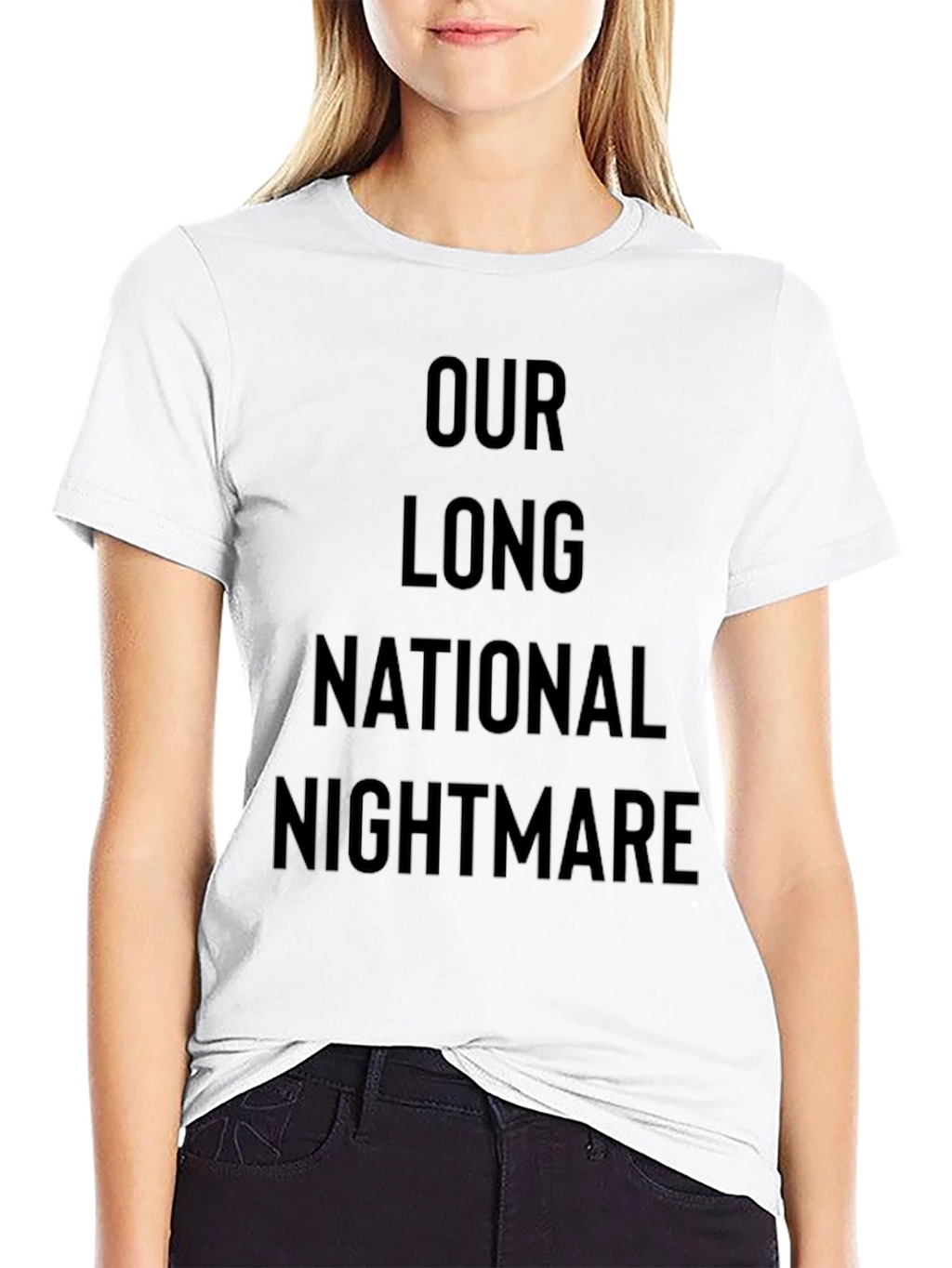 Our Long National Nightmare Black Graphic Tee