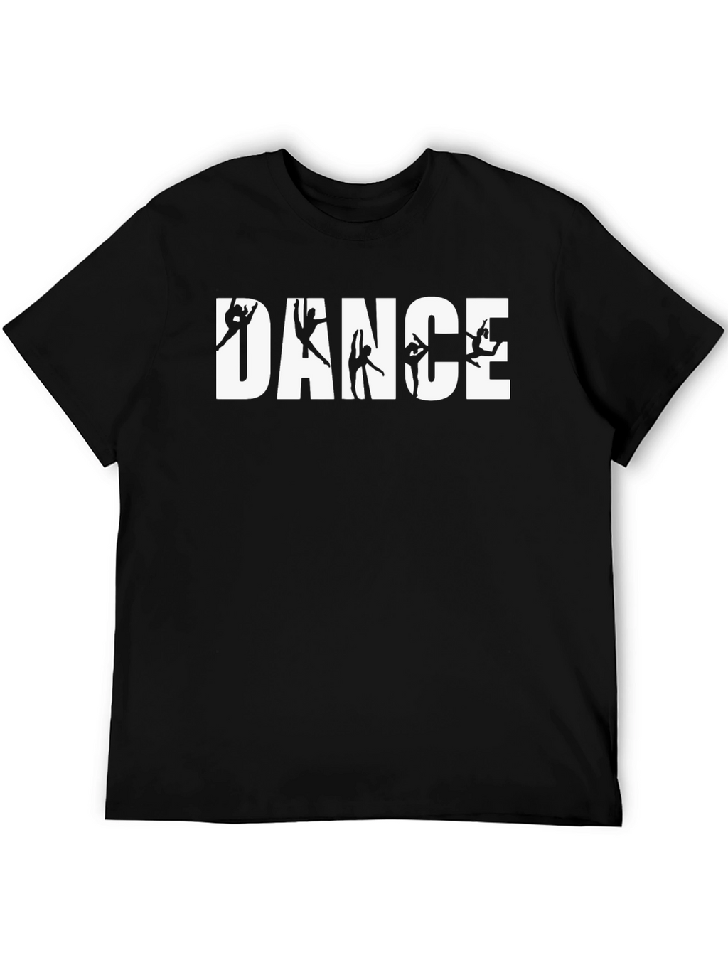 Dance Silhouette Graphic T-Shirt - Black