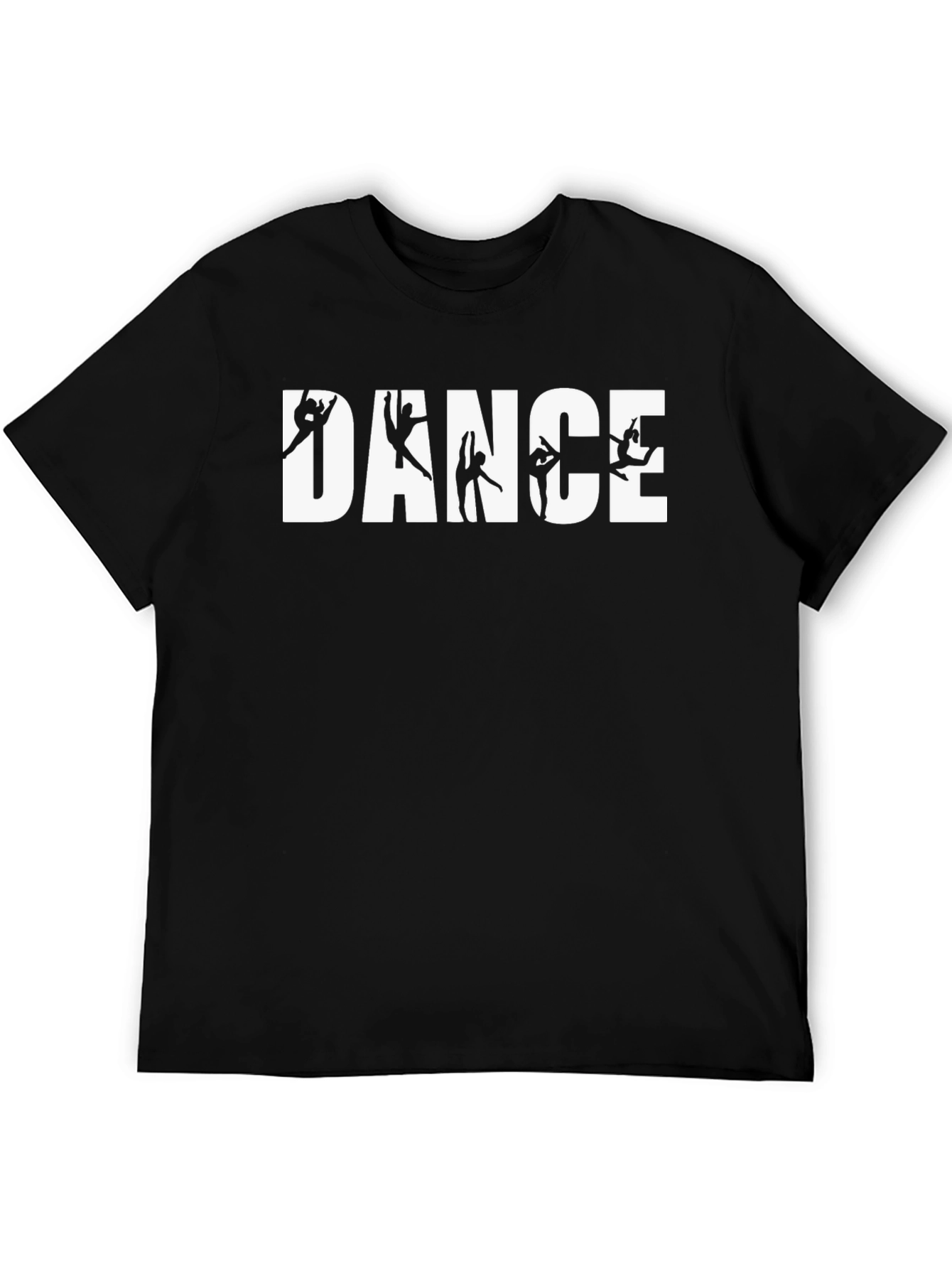 Dance Silhouette Graphic T-Shirt - Black