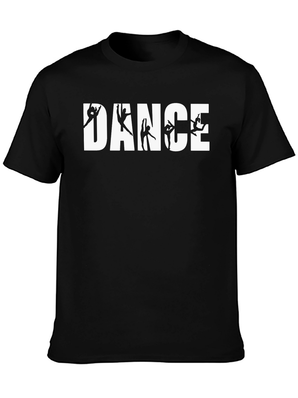 Dance Silhouette Graphic T-Shirt - Black