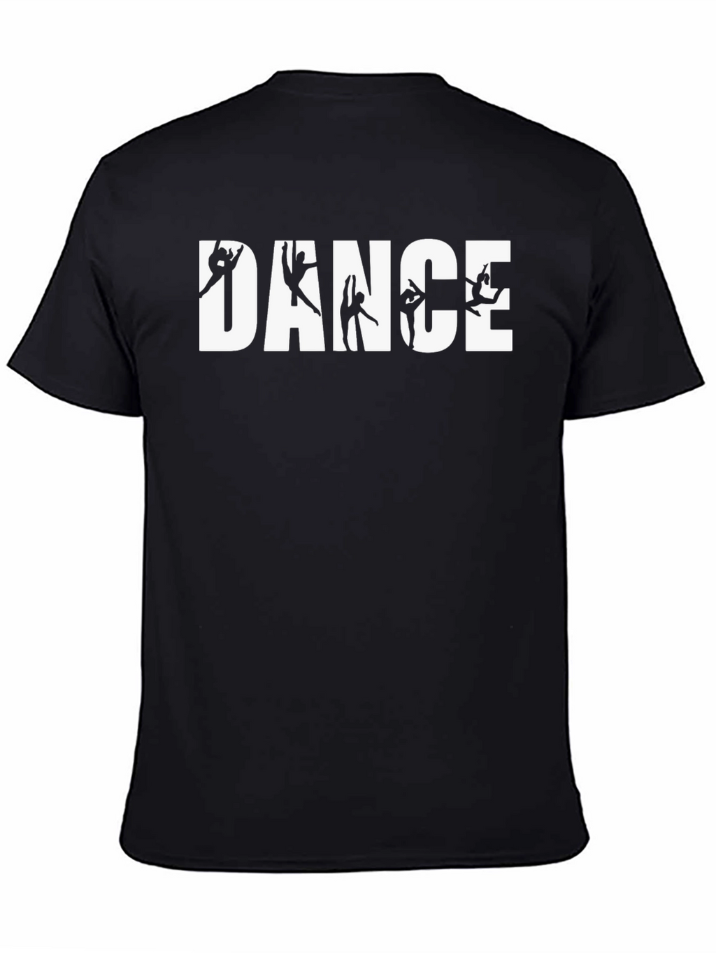 Dance Silhouette Graphic T-Shirt - Black