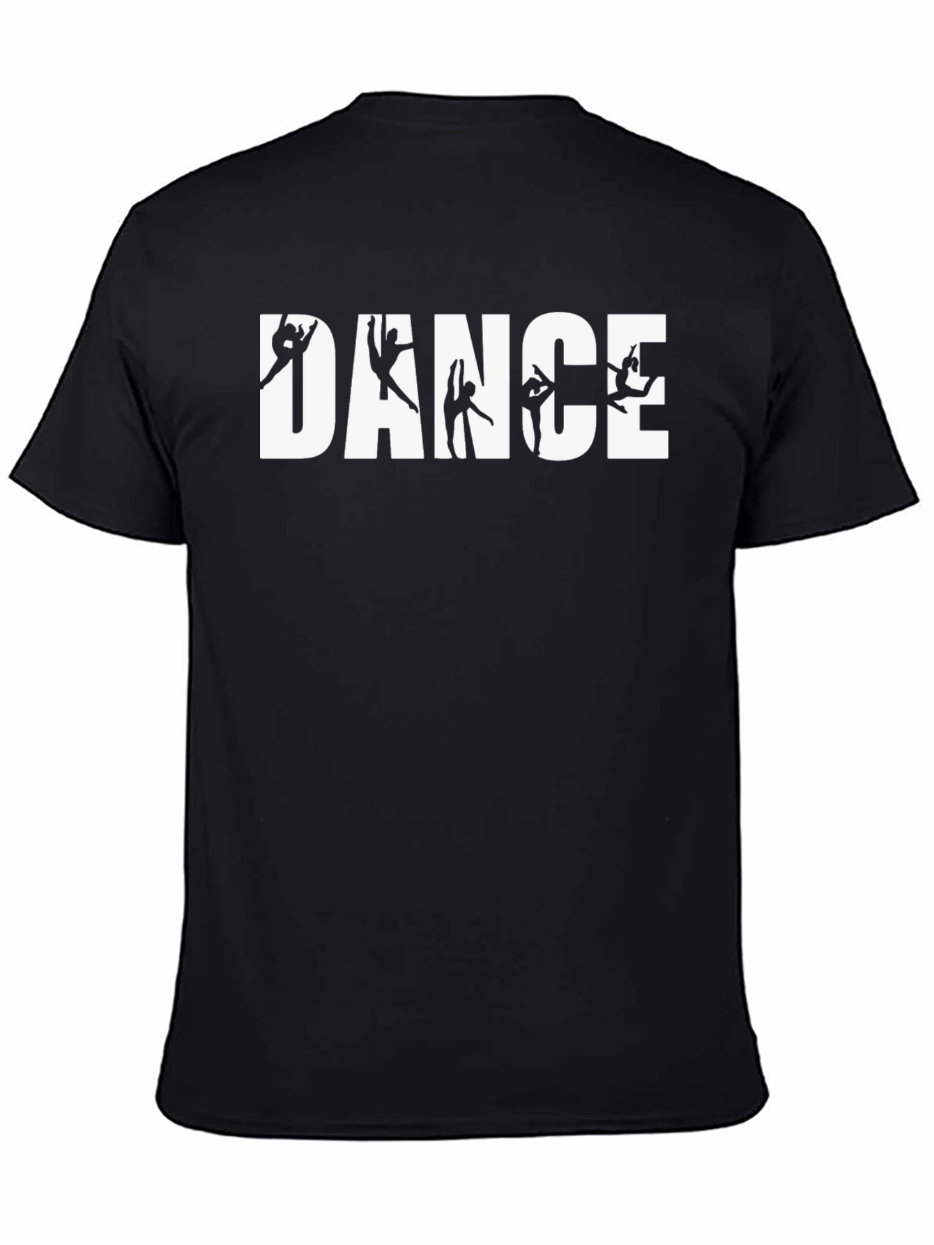 Dance Silhouette Graphic T-Shirt - Black