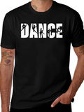 Dance Silhouette Graphic T-Shirt - Black
