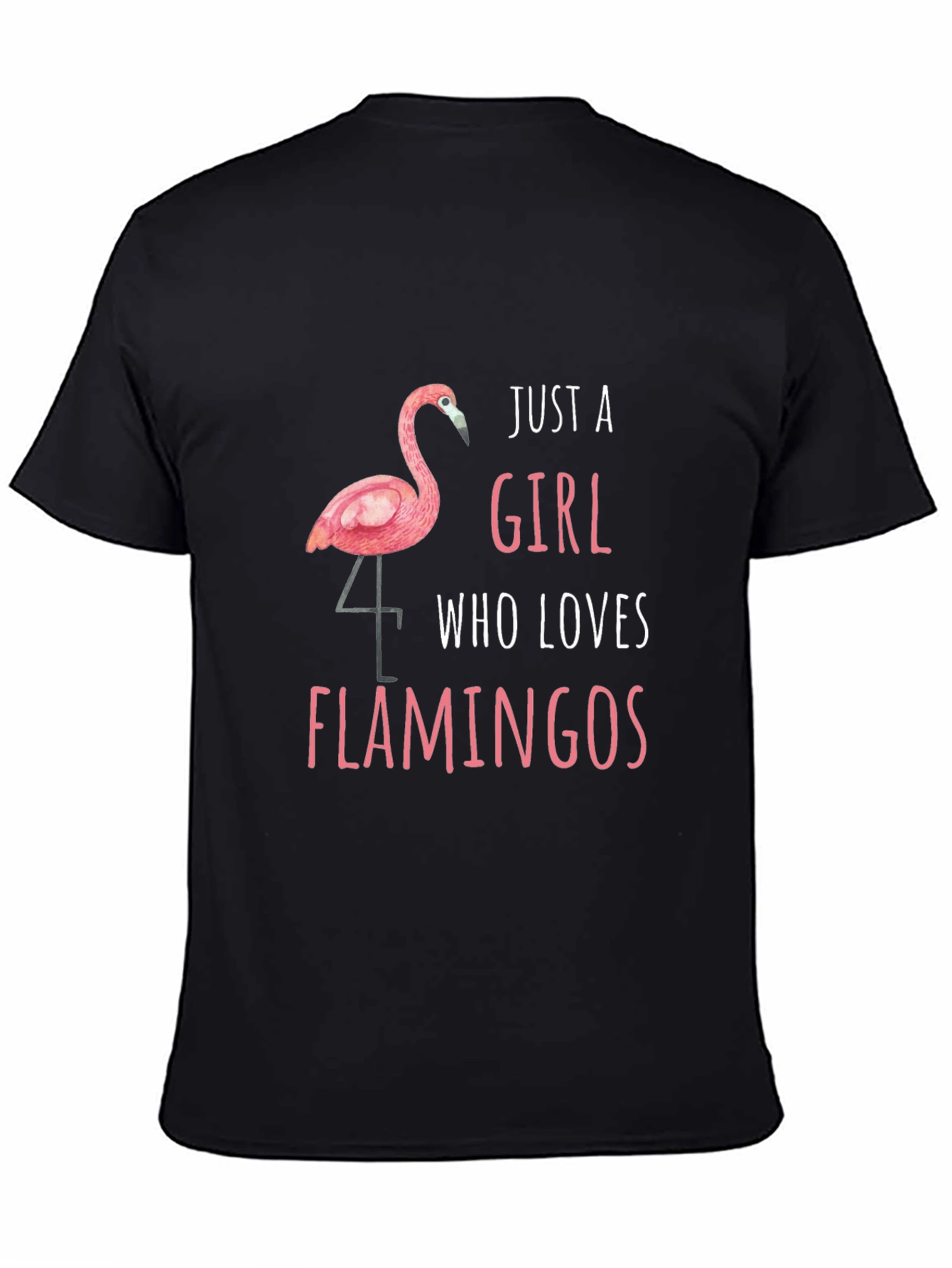 Just a Girl Who Loves Flamingos T-Shirt
