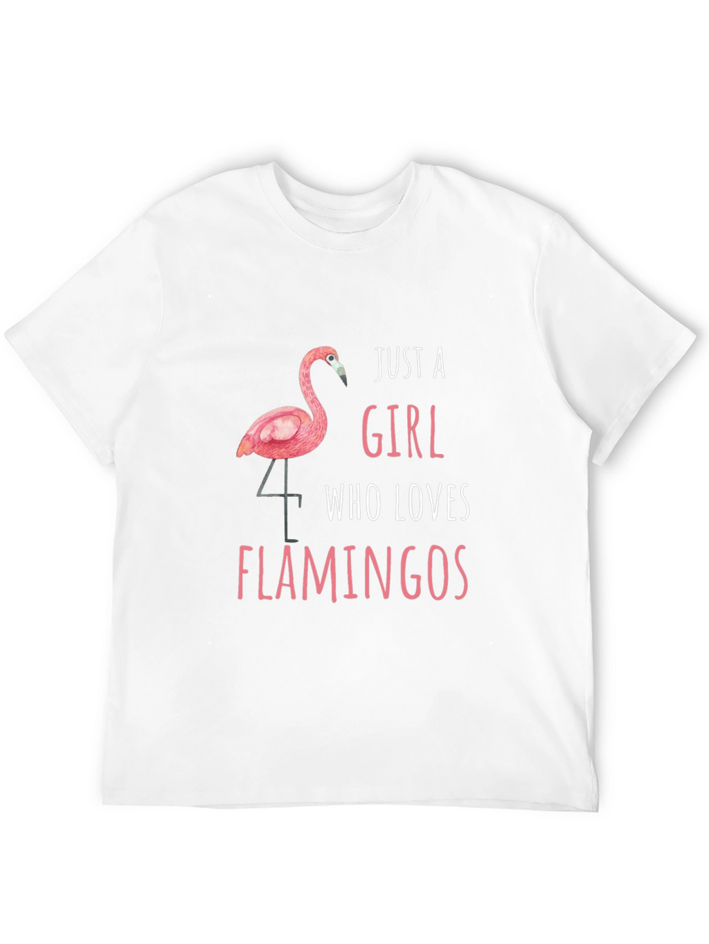 Just a Girl Who Loves Flamingos T-Shirt