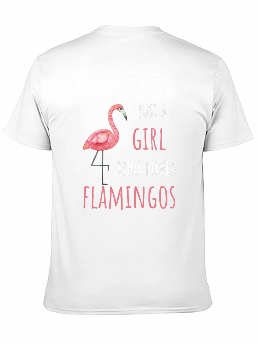 Just a Girl Who Loves Flamingos T-Shirt