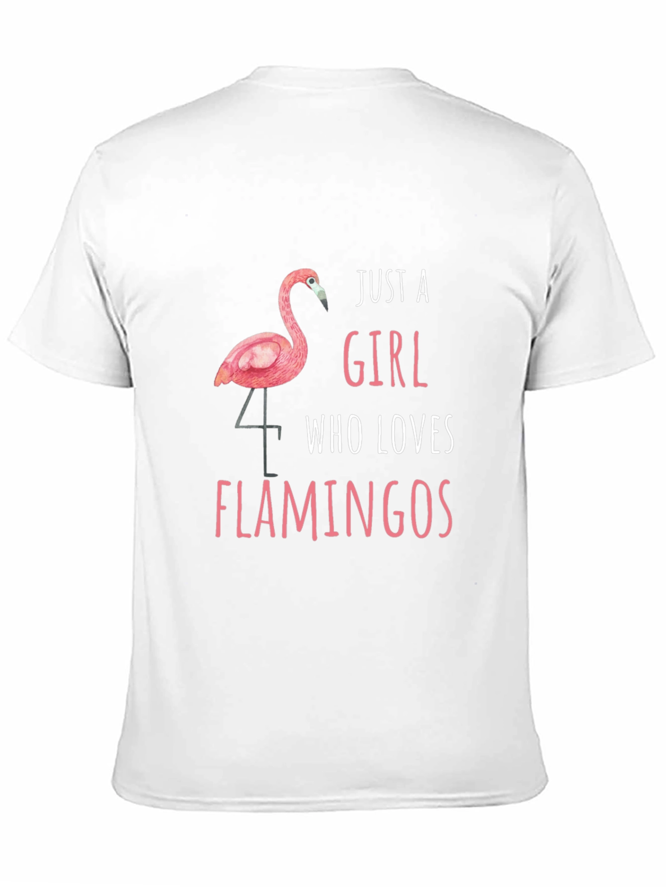 Just a Girl Who Loves Flamingos T-Shirt