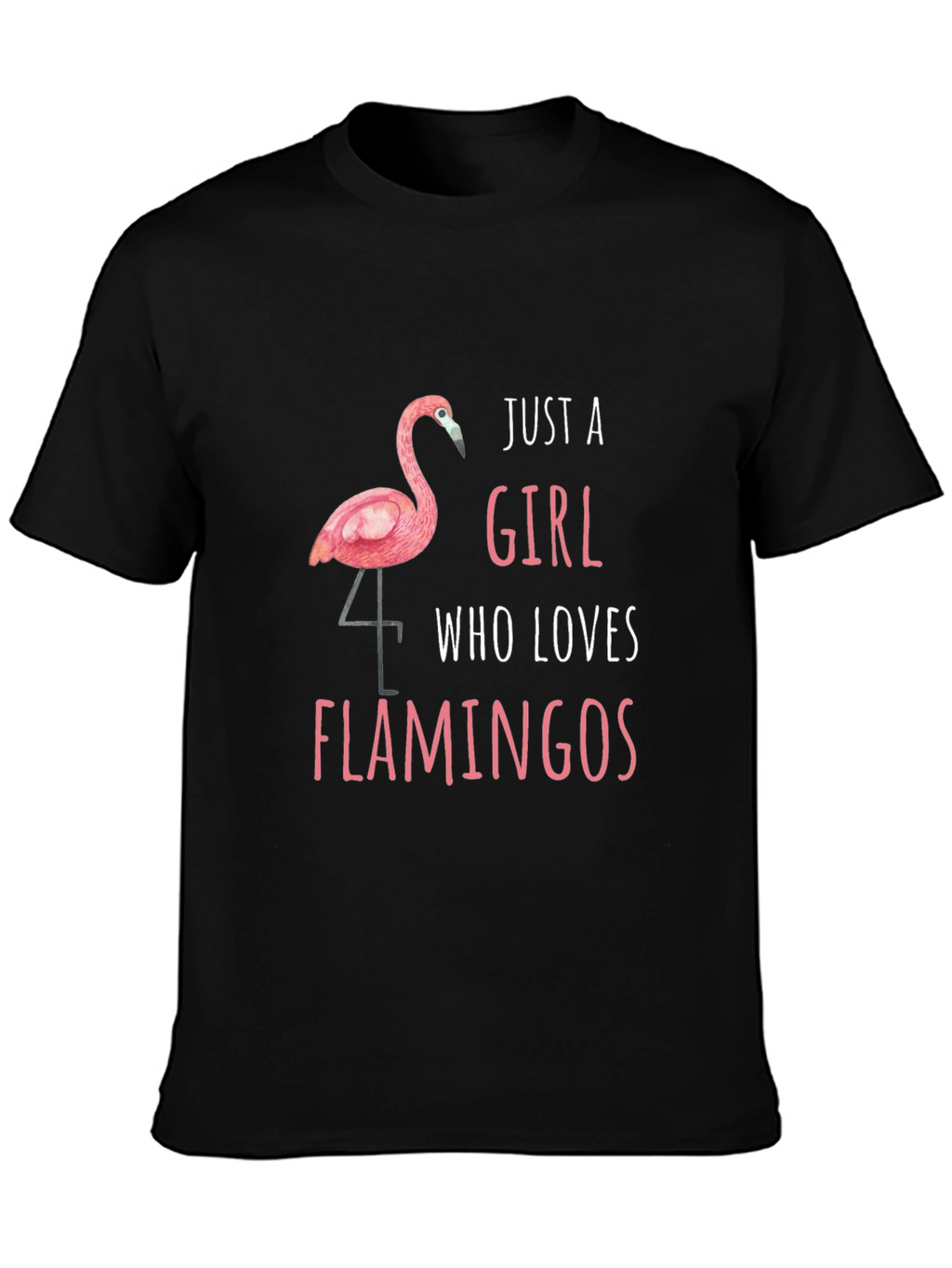 Just a Girl Who Loves Flamingos T-Shirt