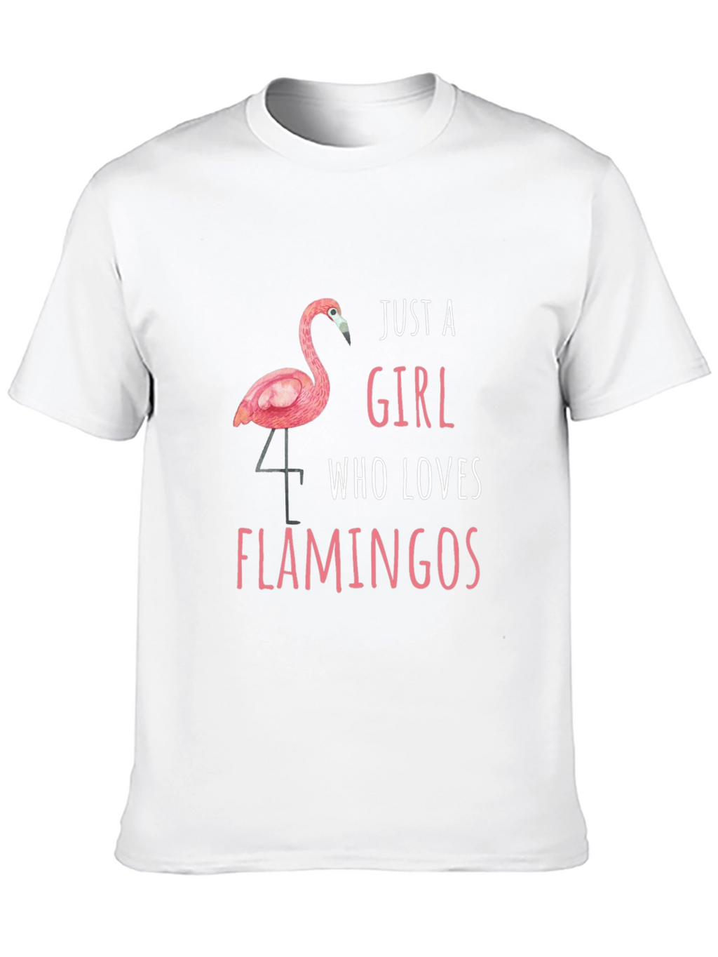 Just a Girl Who Loves Flamingos T-Shirt