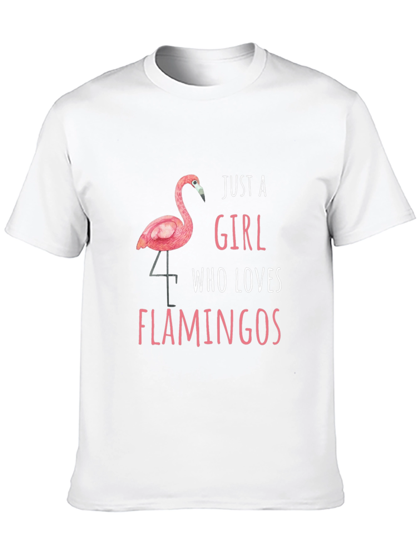 Just a Girl Who Loves Flamingos T-Shirt