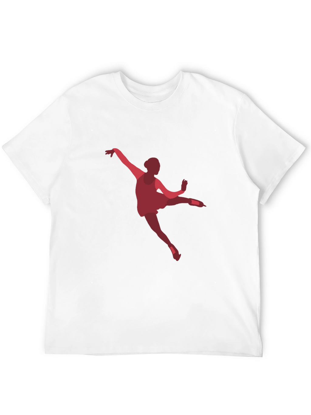 Ballerina Graphic Tee - Black Cotton Casual T-Shirt