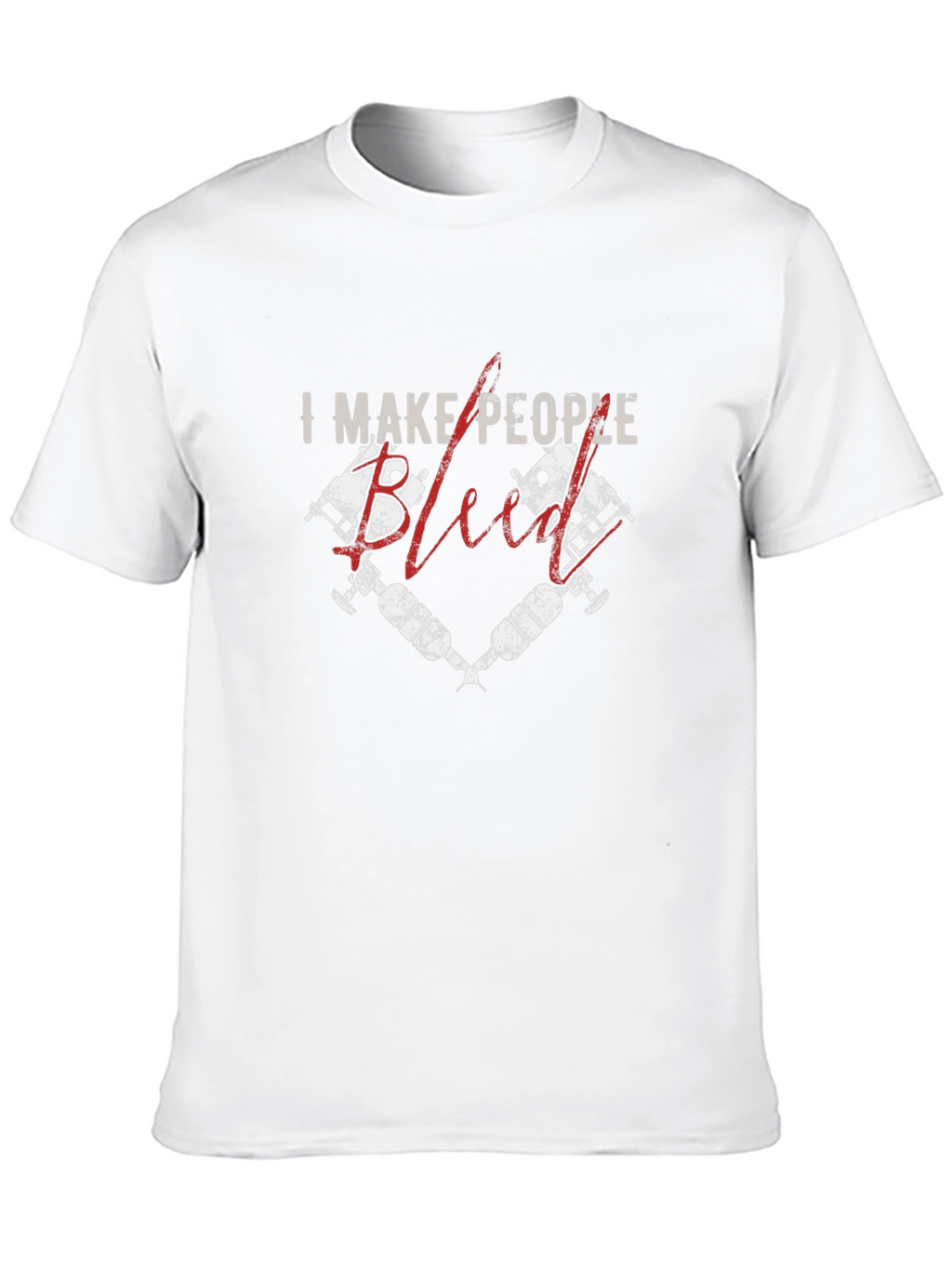 I Make People Bleed Tattoo Artist Black T-Shirt