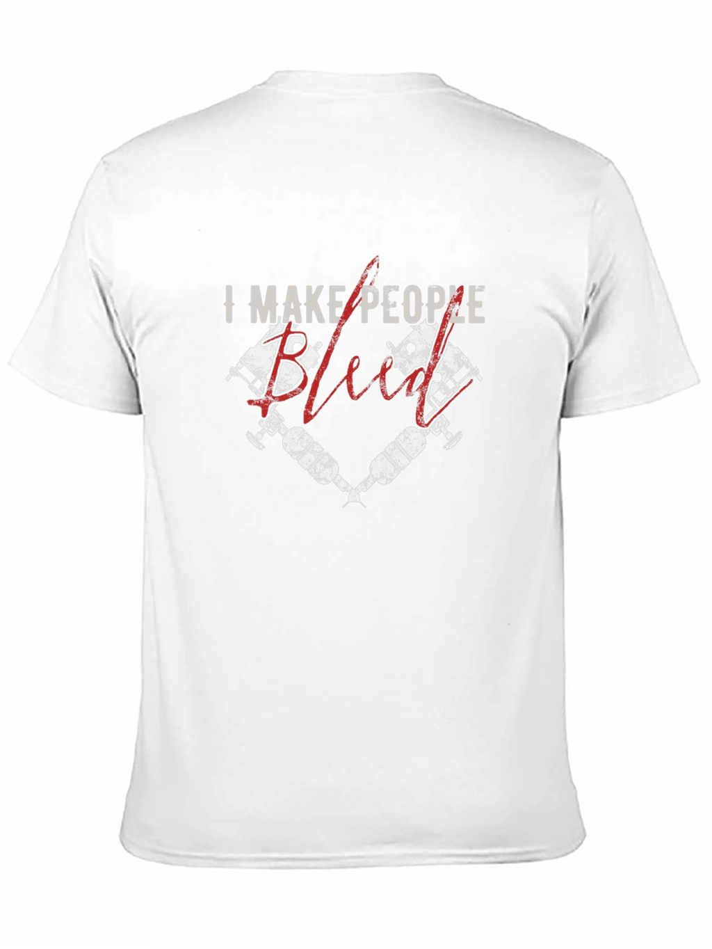 I Make People Bleed Tattoo Artist Black T-Shirt