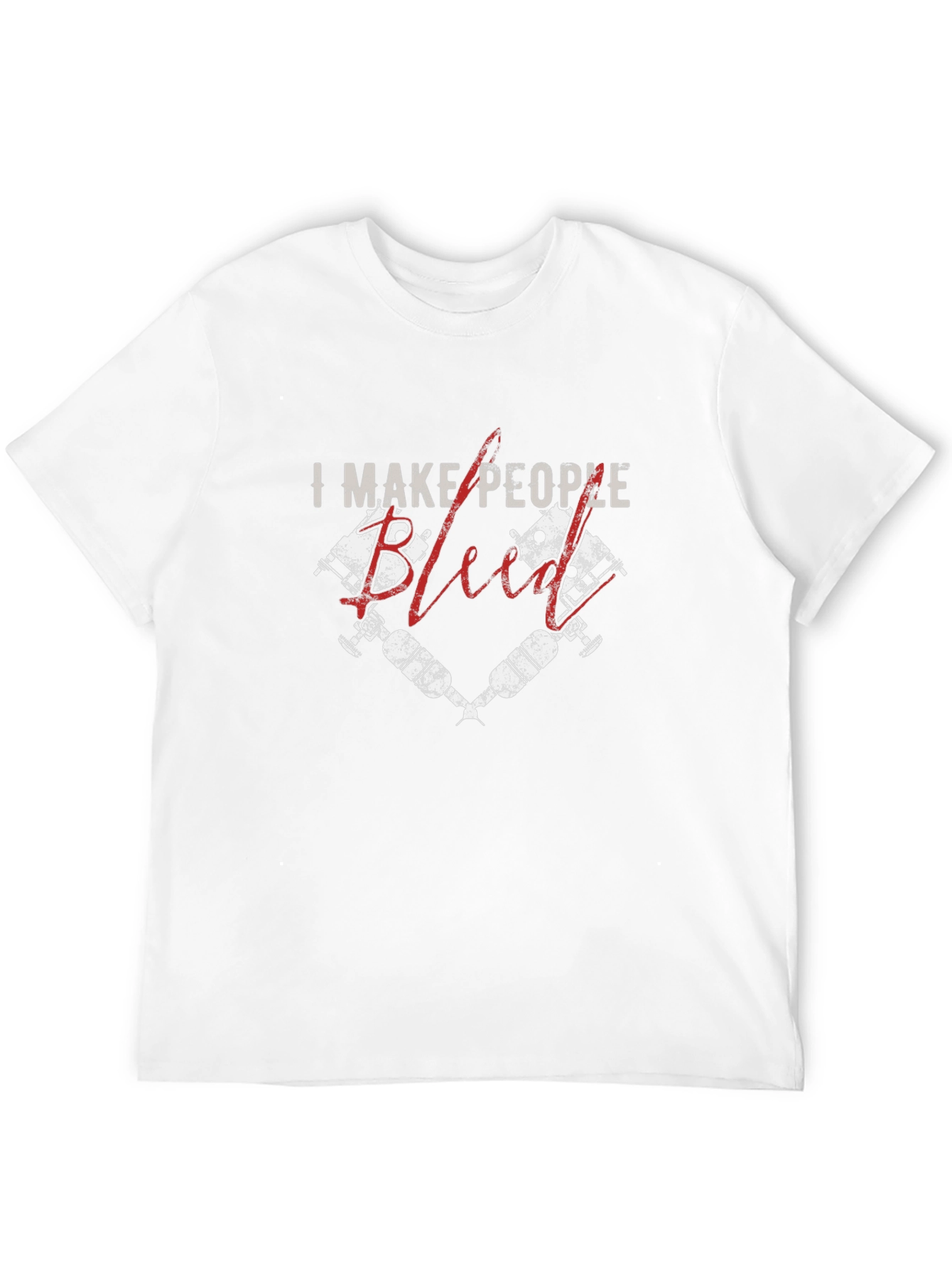I Make People Bleed Tattoo Artist Black T-Shirt