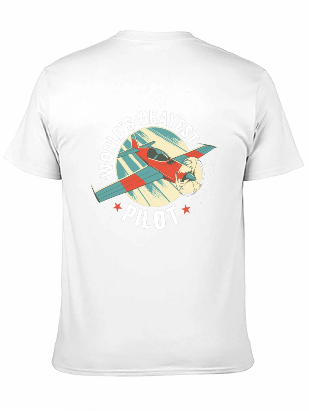 Worlds Okayest Pilot Graphic T-Shirt