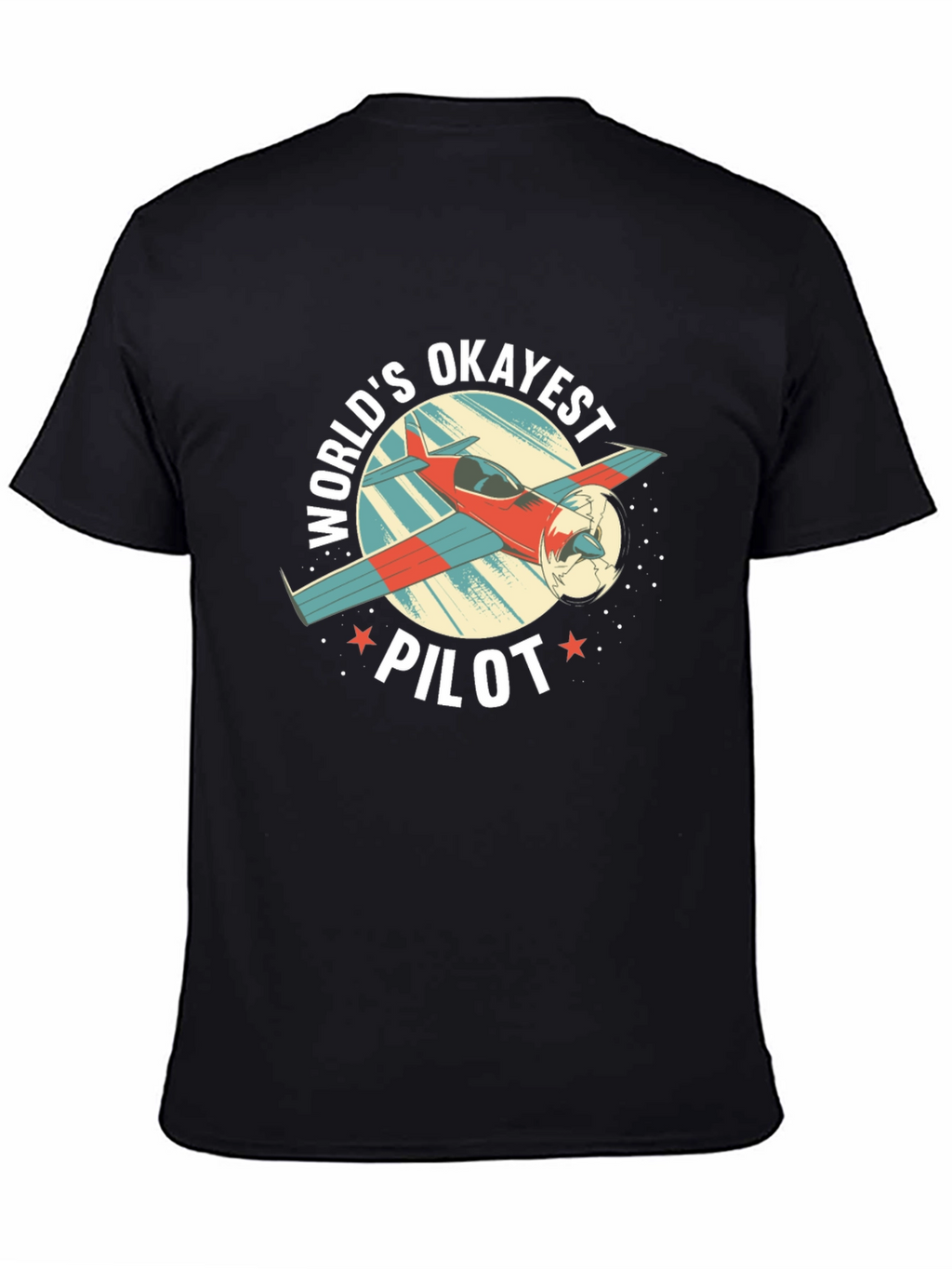 Worlds Okayest Pilot Graphic T-Shirt