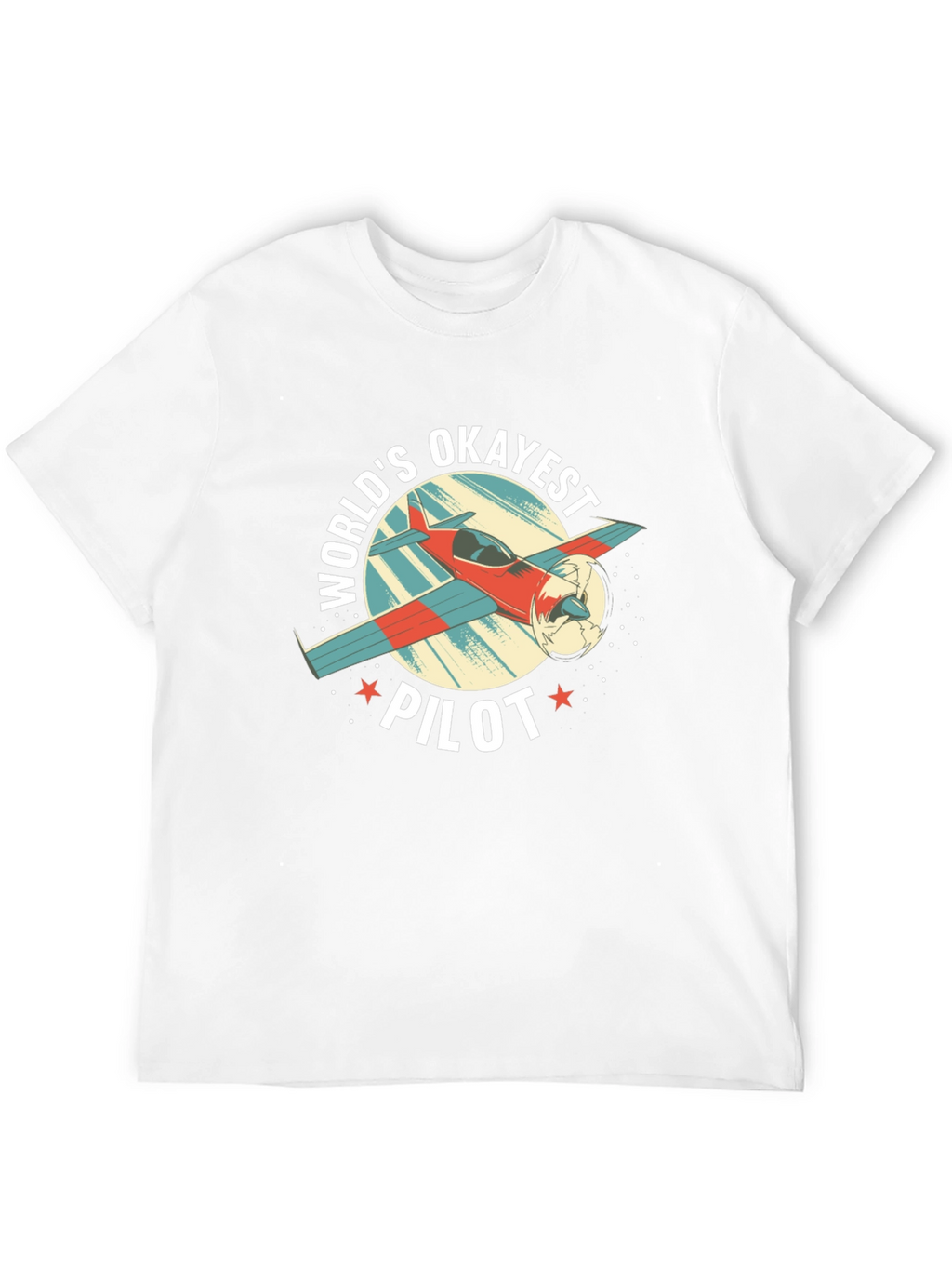 Worlds Okayest Pilot Graphic T-Shirt