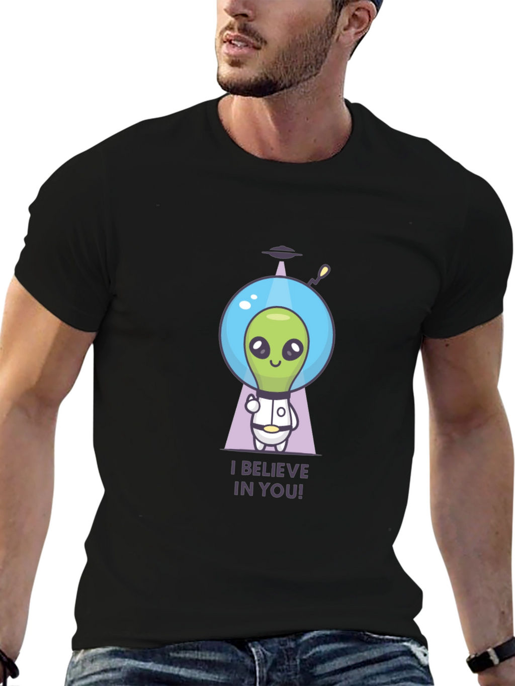 Believe in You Alien T-Shirt