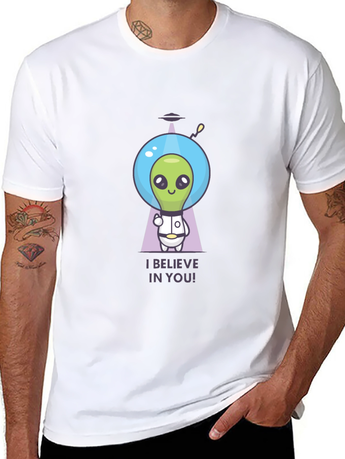 Believe in You Alien T-Shirt