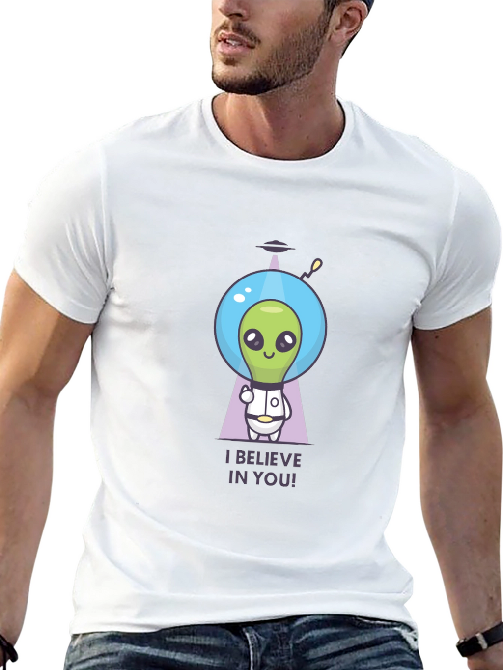 Believe in You Alien T-Shirt