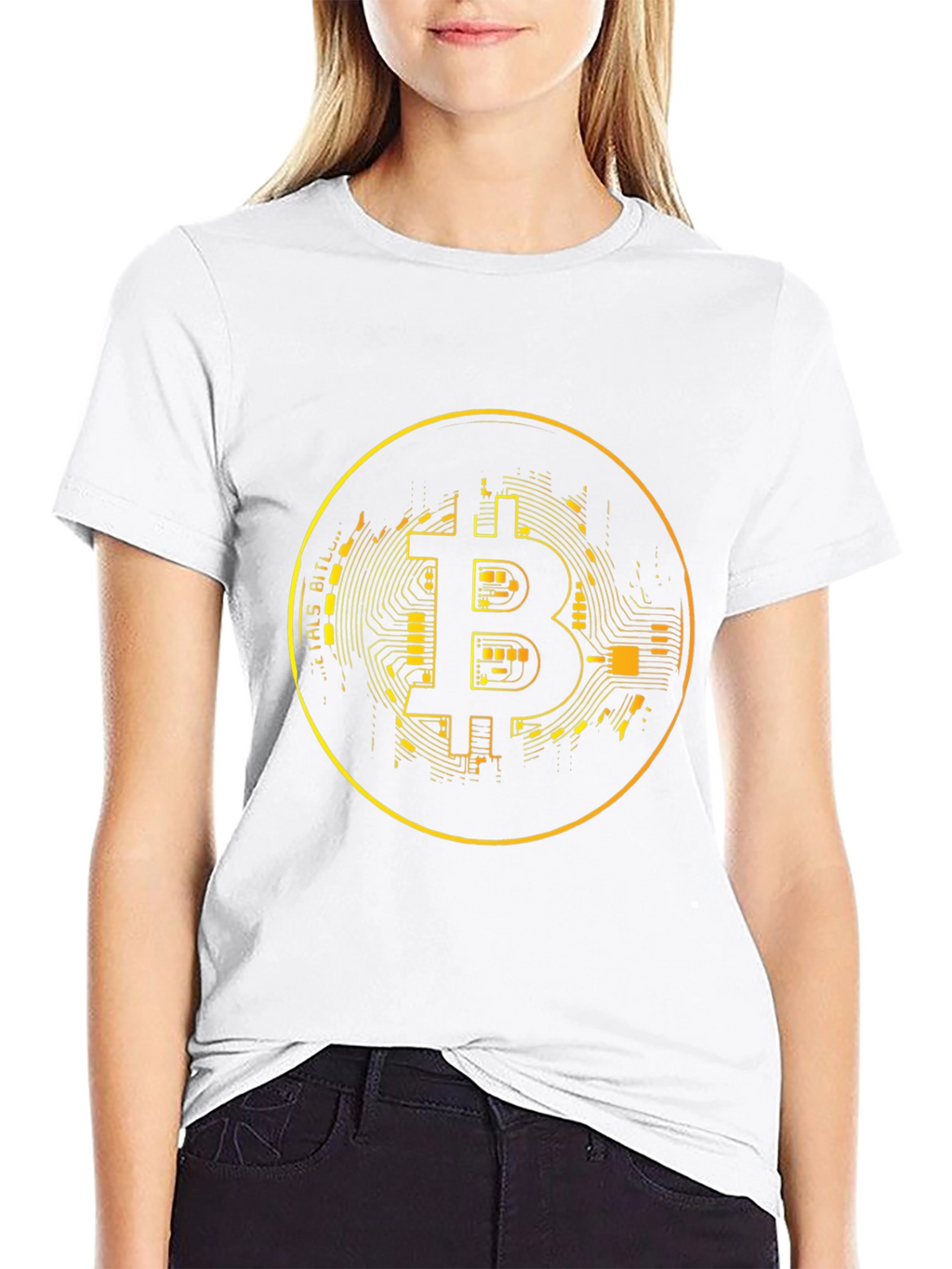 Bitcoin Circuit T-Shirt - Black Crypto Tee