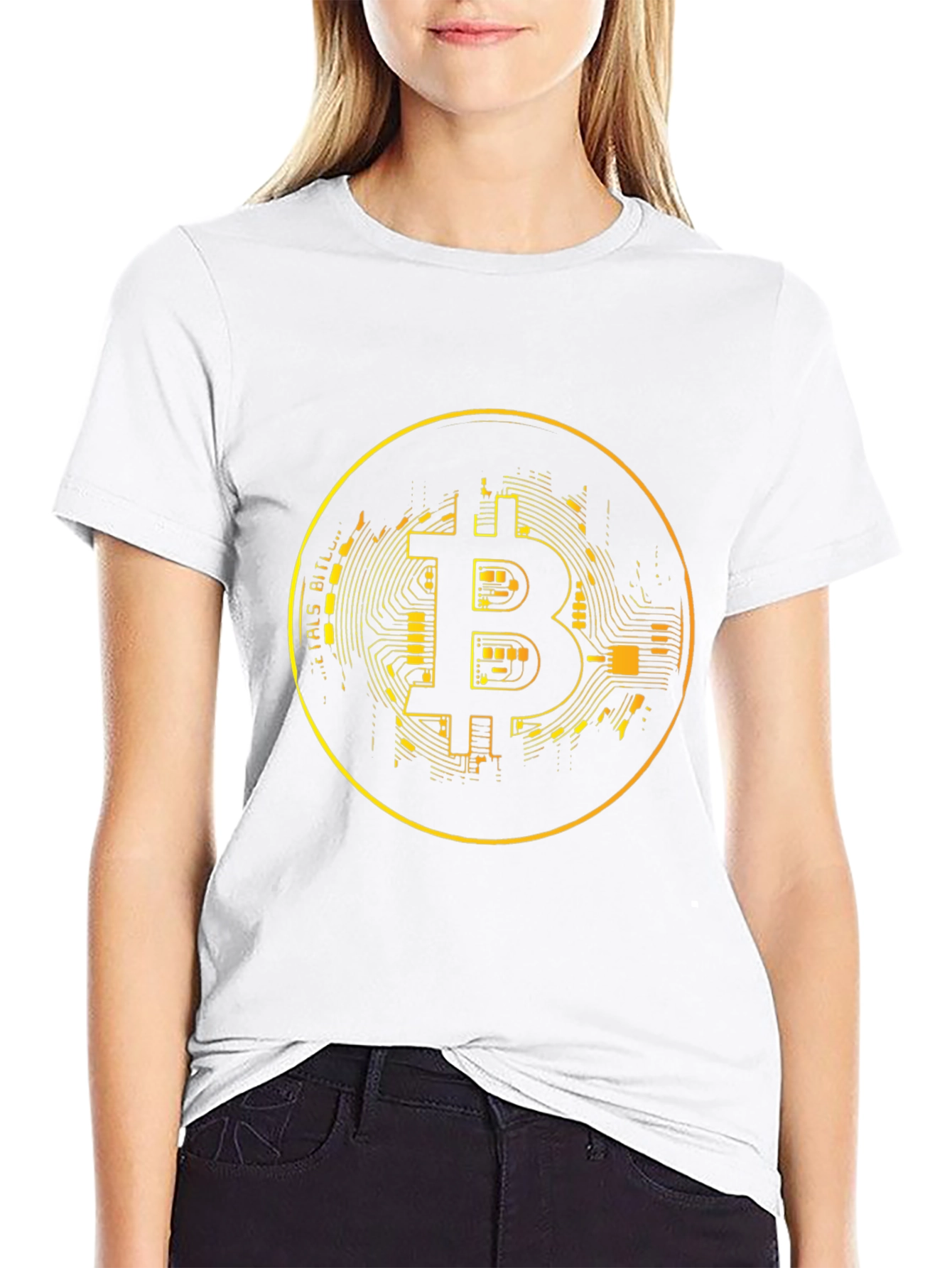 Bitcoin Circuit T-Shirt - Black Crypto Tee