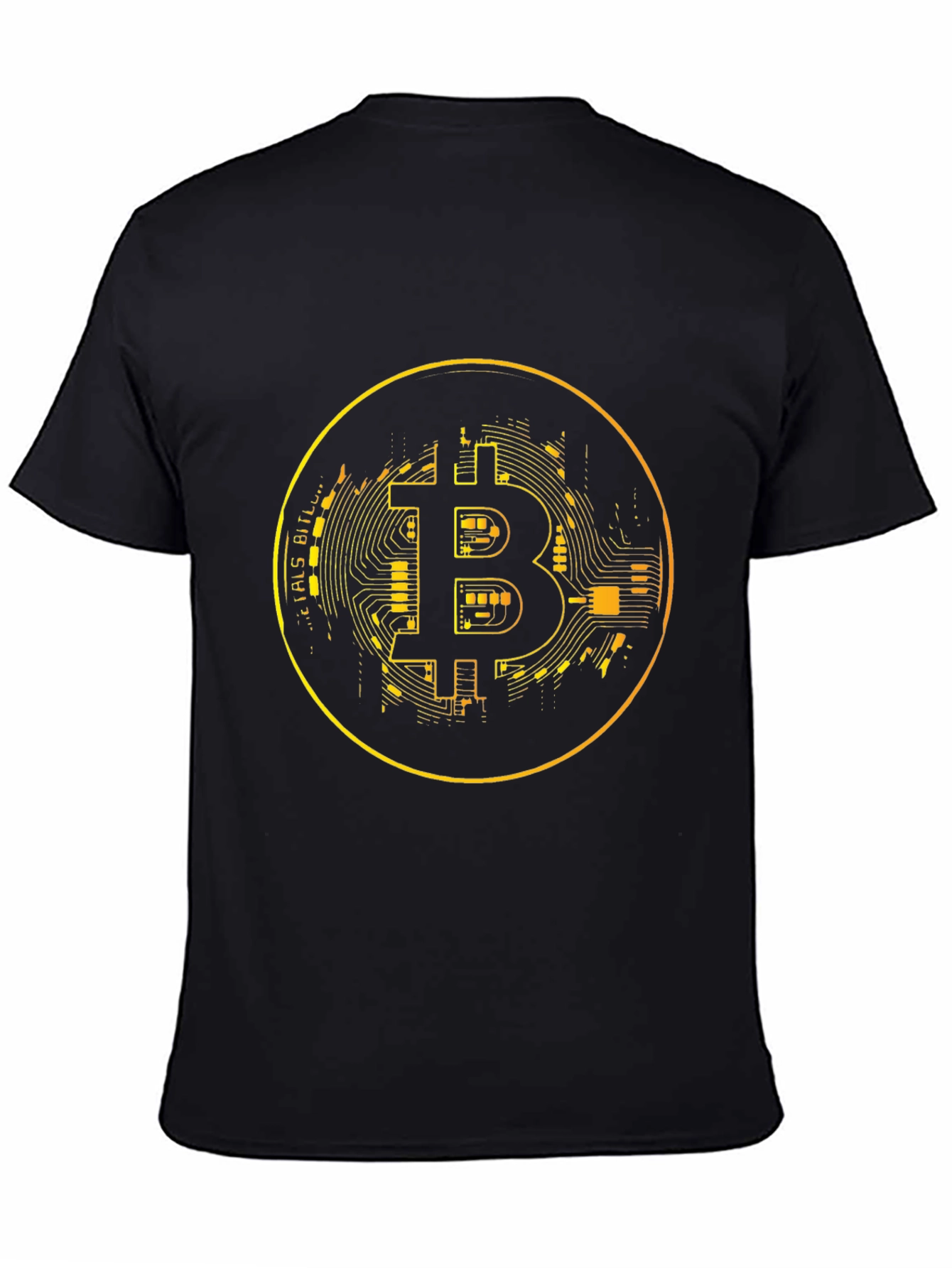 Bitcoin Circuit T-Shirt - Black Crypto Tee