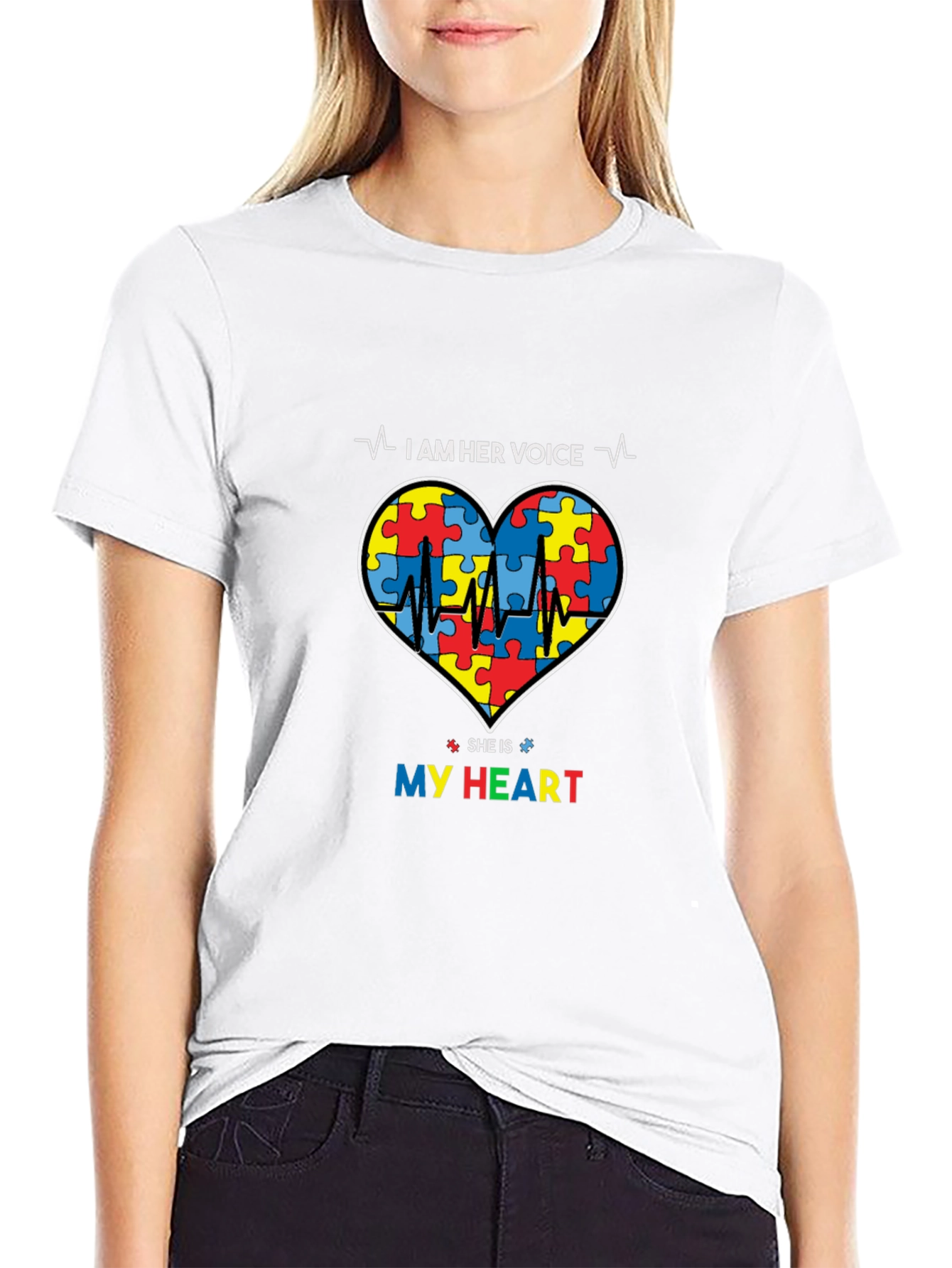 I Am Her Voice Autism Awareness T-Shirt