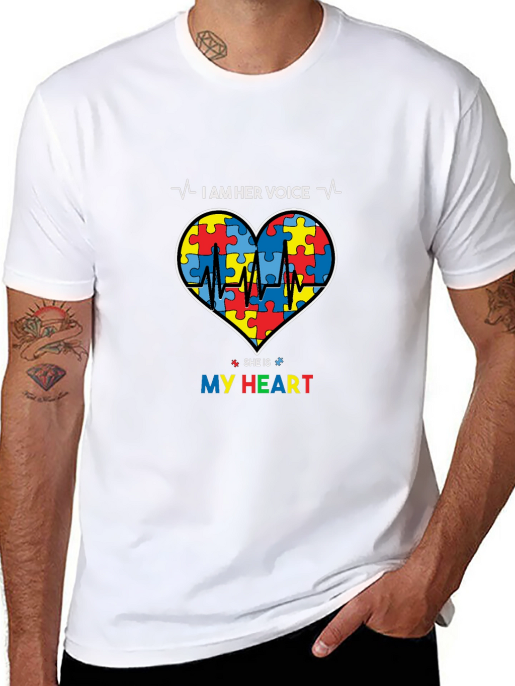I Am Her Voice Autism Awareness T-Shirt