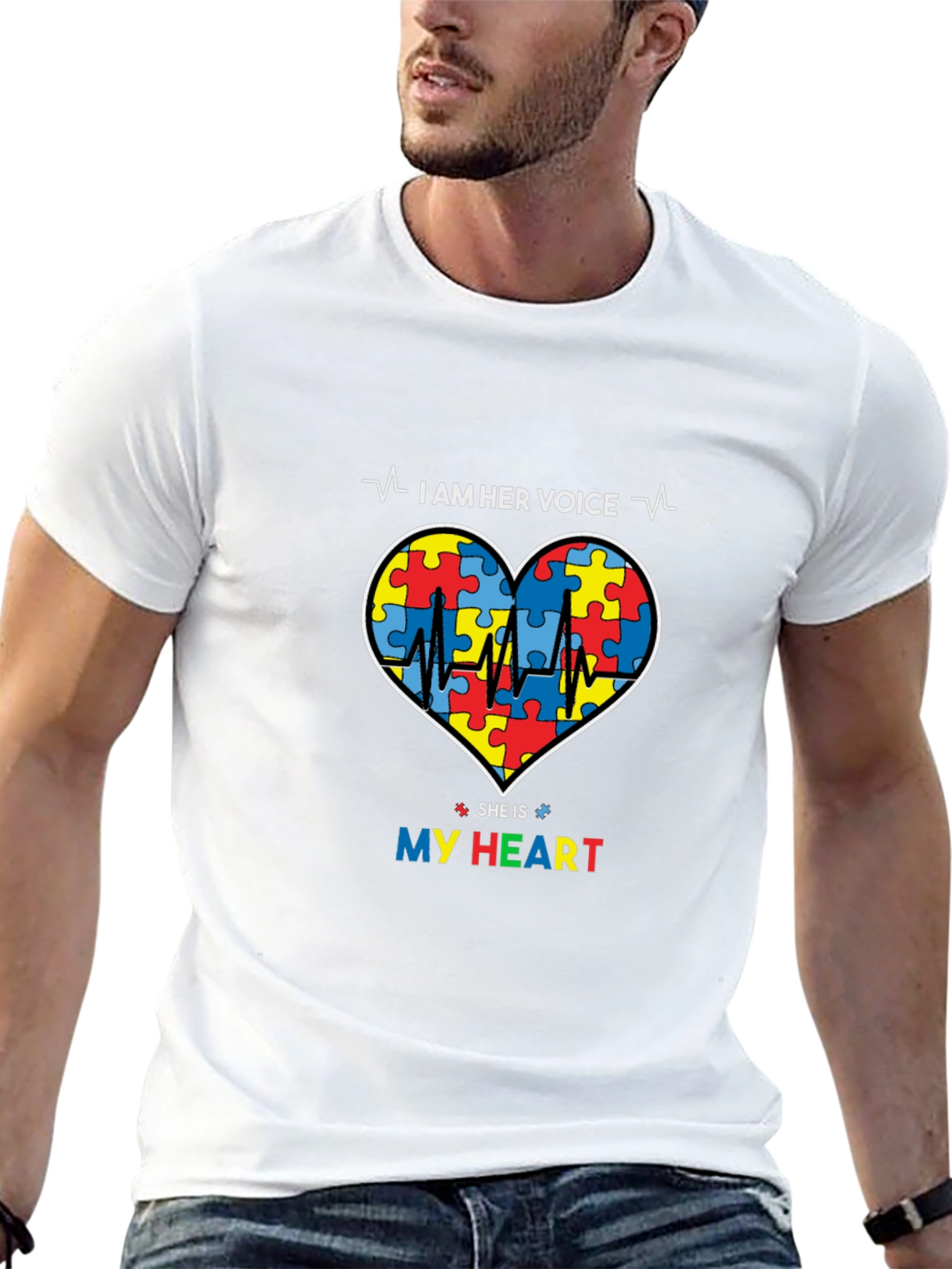 I Am Her Voice Autism Awareness T-Shirt
