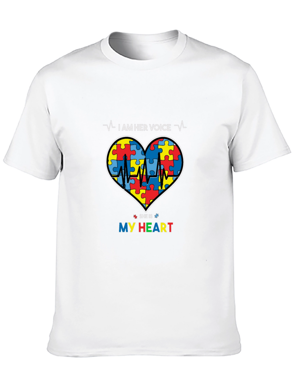 I Am Her Voice Autism Awareness T-Shirt