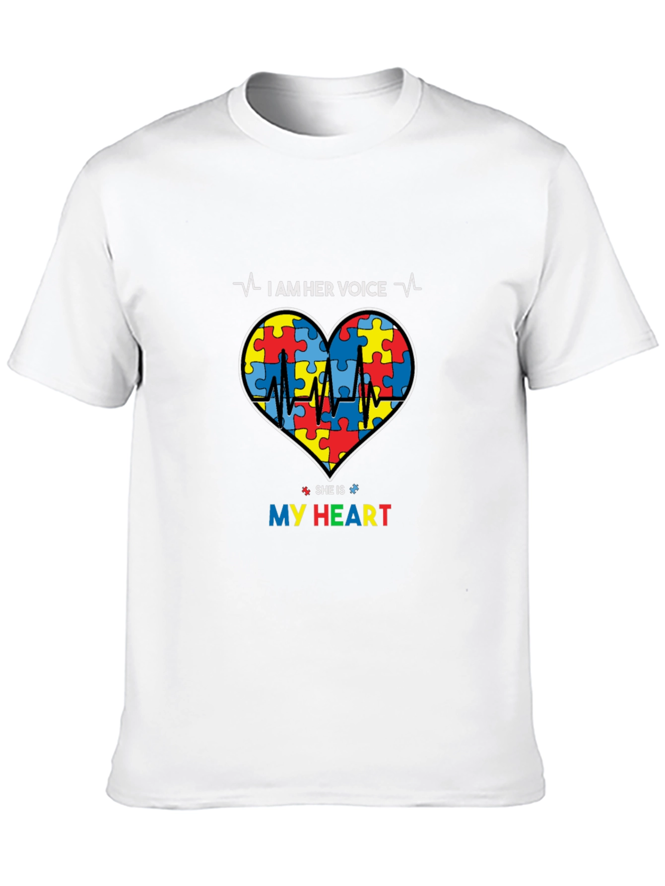 I Am Her Voice Autism Awareness T-Shirt