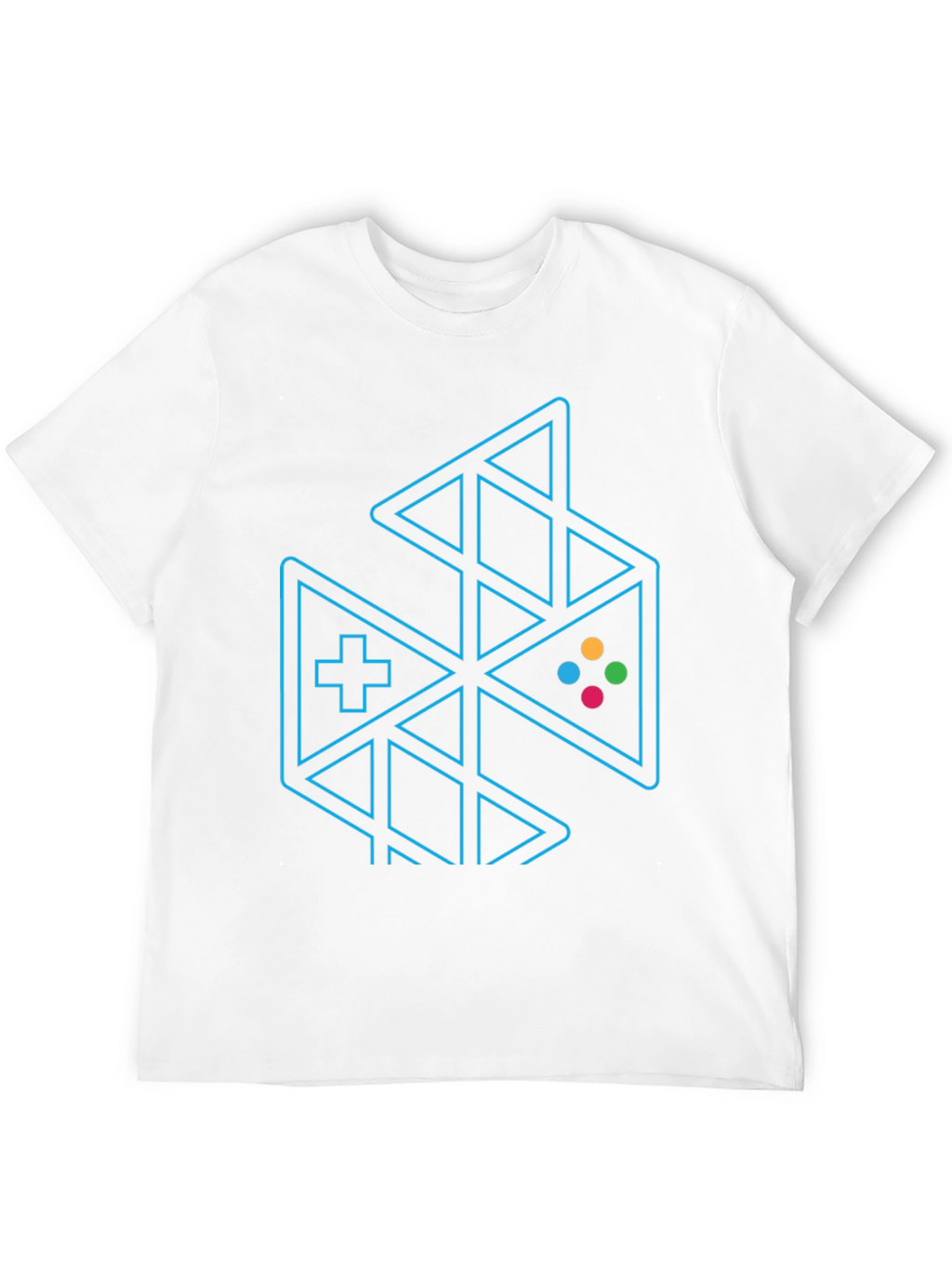 Gaming Controller Graphic Tee - Black