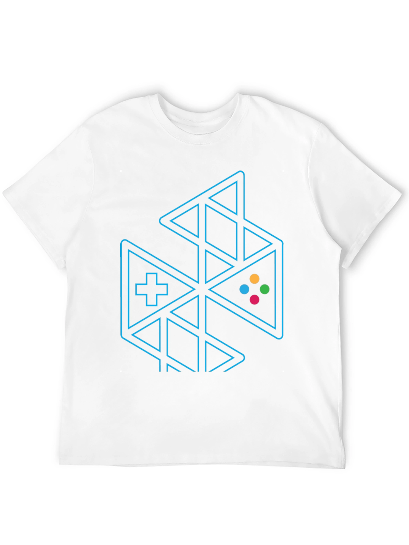 Gaming Controller Graphic Tee - Black