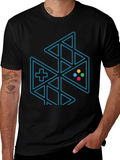 Gaming Controller Graphic Tee - Black
