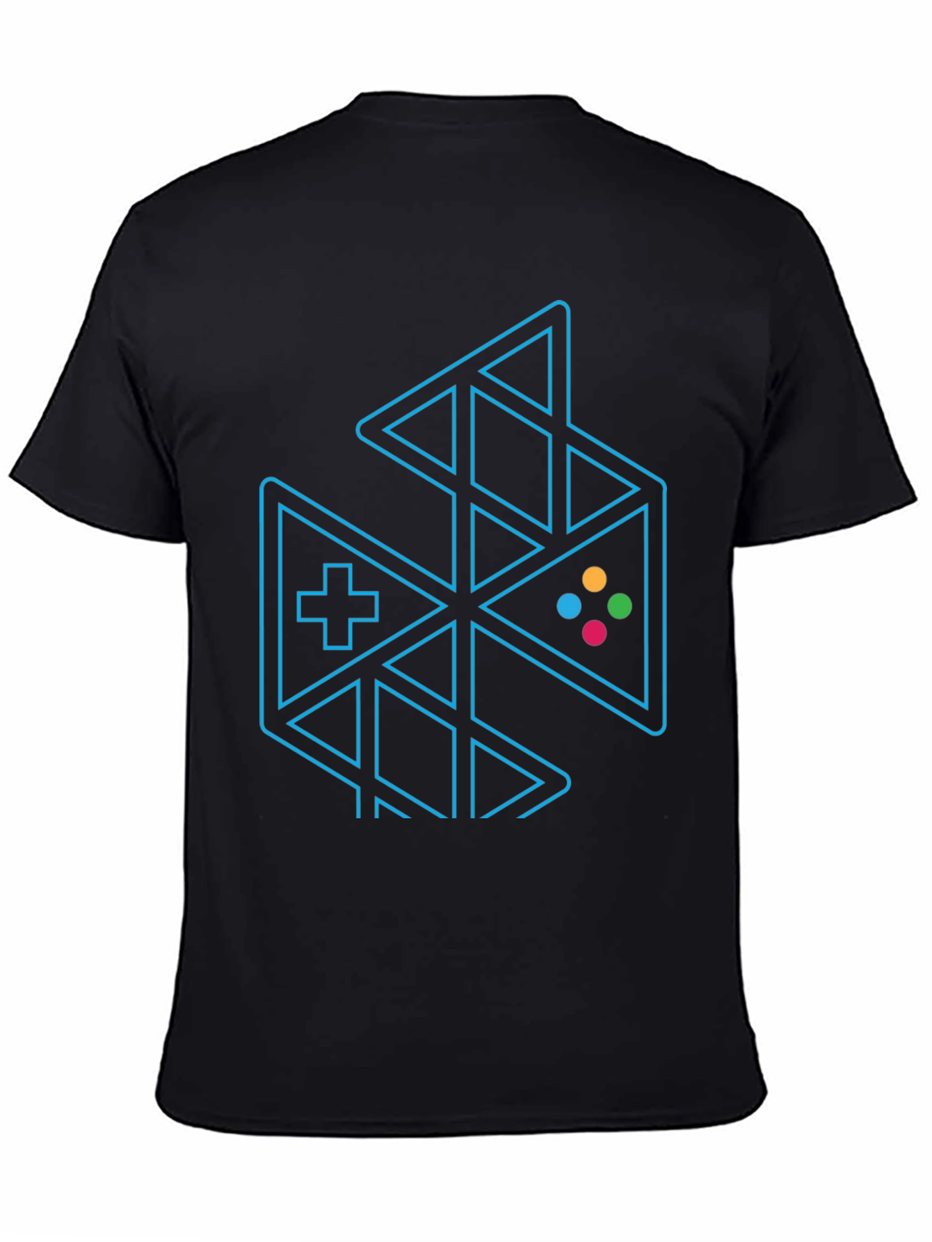 Gaming Controller Graphic Tee - Black