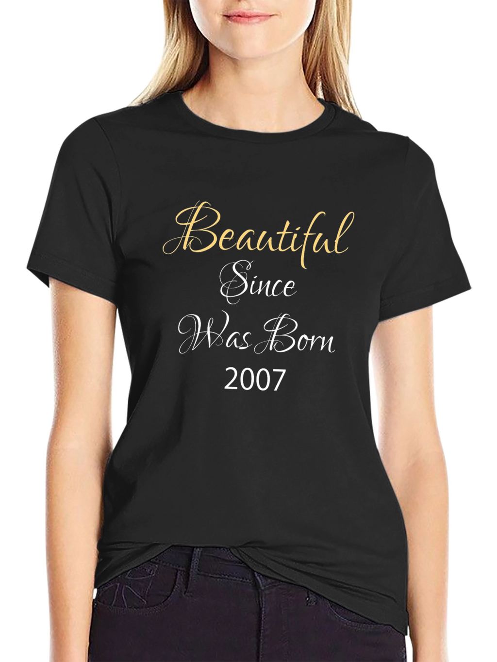 Beautiful Since 2007 Graphic Tee - Black