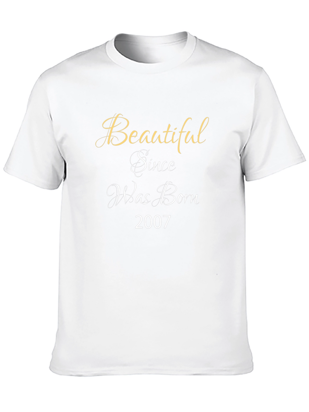 Beautiful Since 2007 Graphic Tee - Black