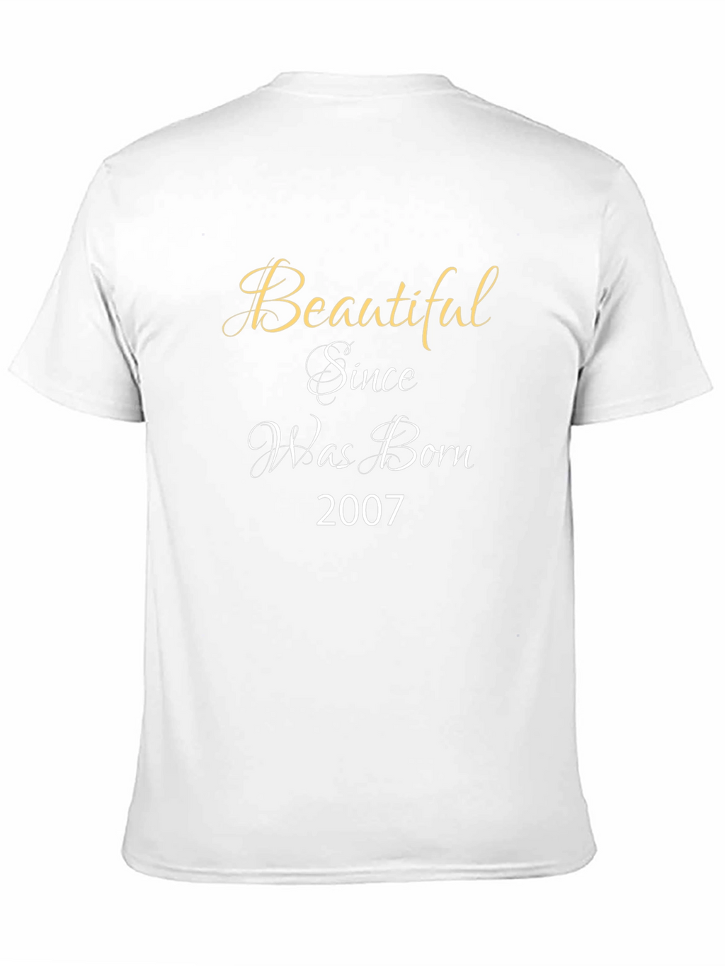 Beautiful Since 2007 Graphic Tee - Black