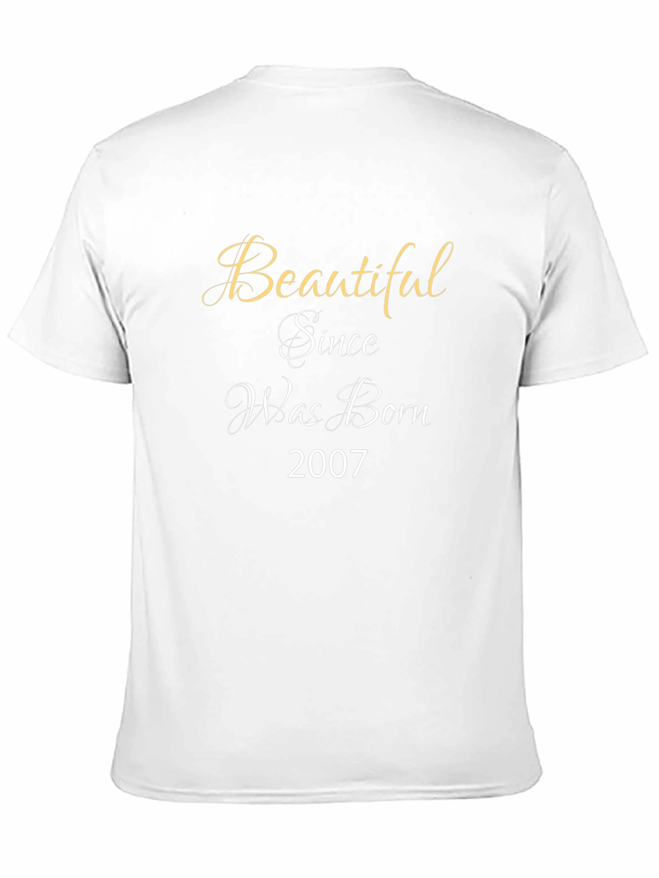 Beautiful Since 2007 Graphic Tee - Black
