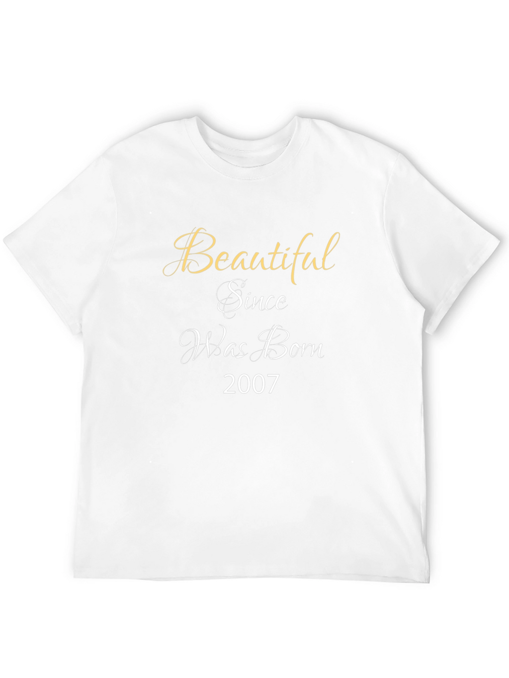 Beautiful Since 2007 Graphic Tee - Black