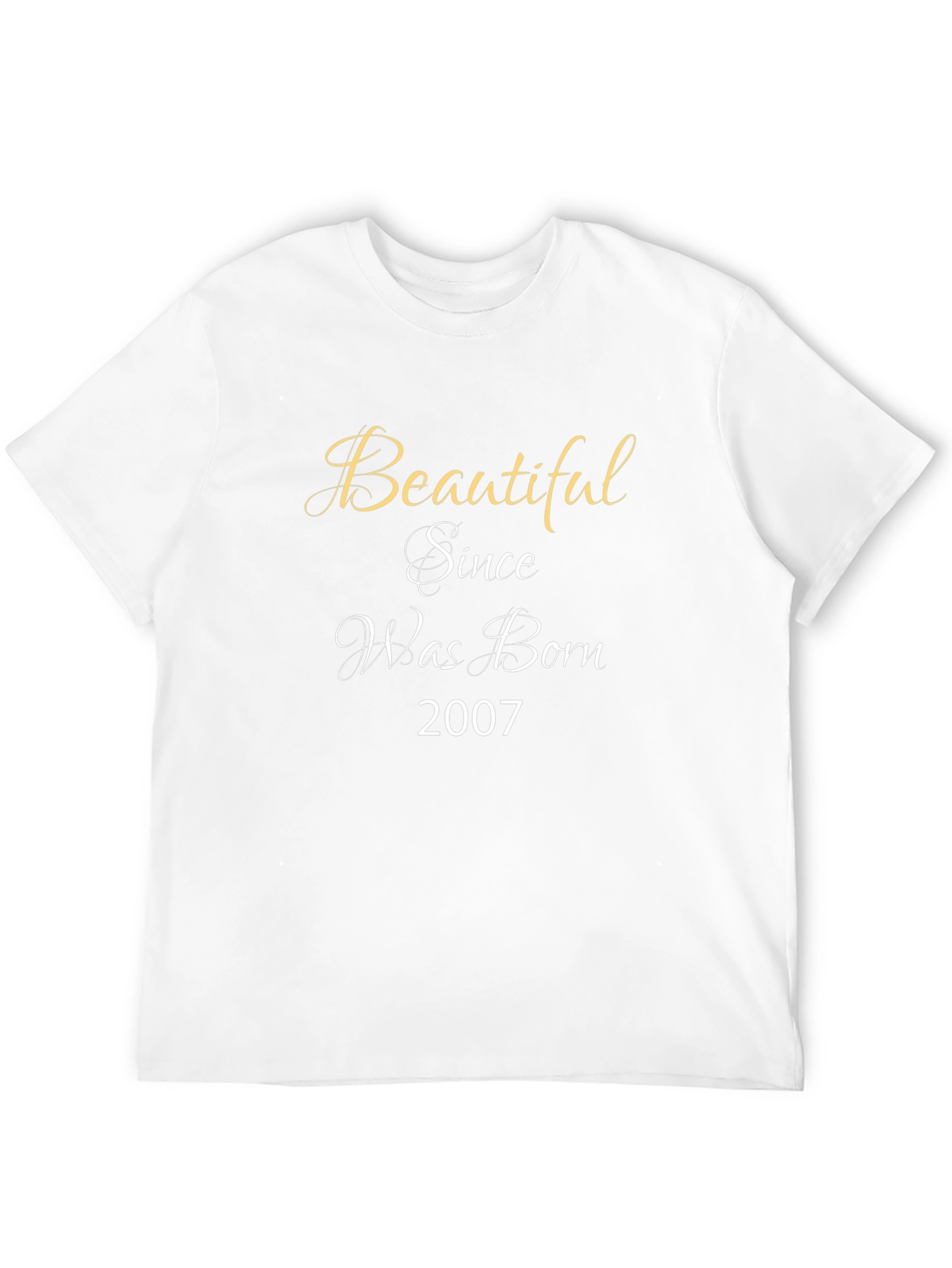 Beautiful Since 2007 Graphic Tee - Black