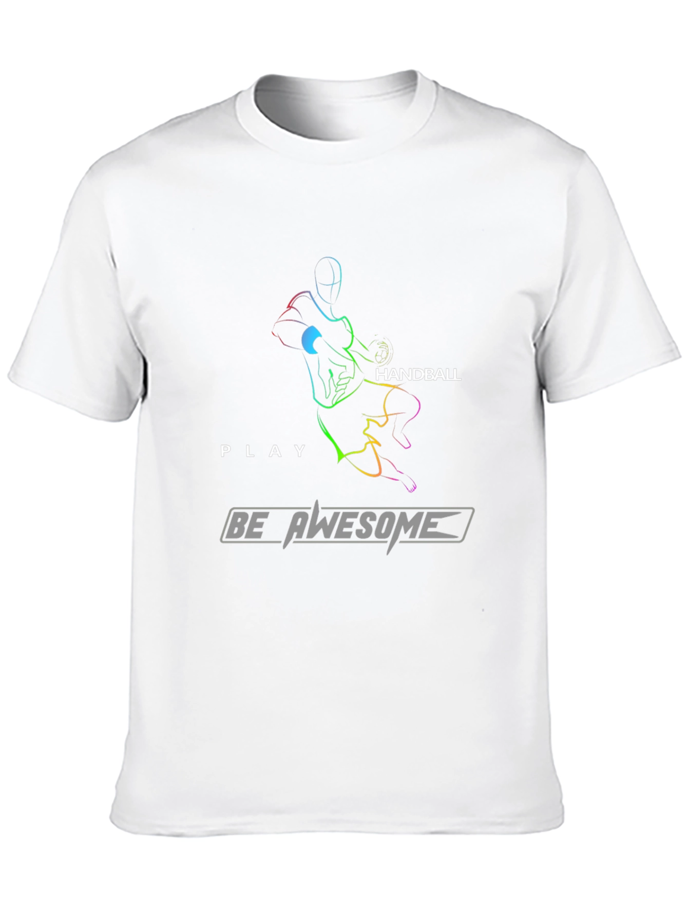 Handball Player Graphic Tee - Play Awesome!