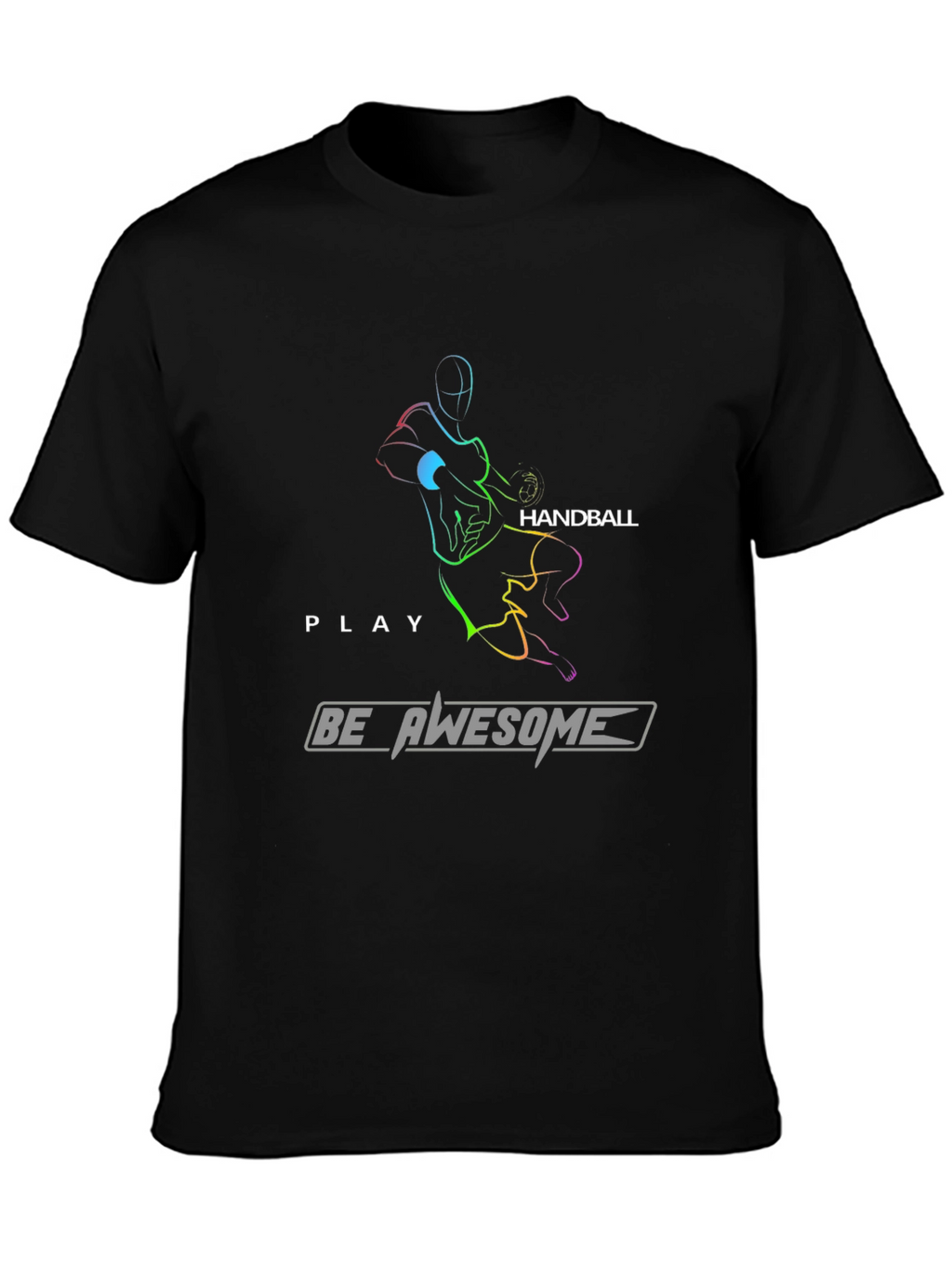 Handball Player Graphic Tee - Play Awesome!