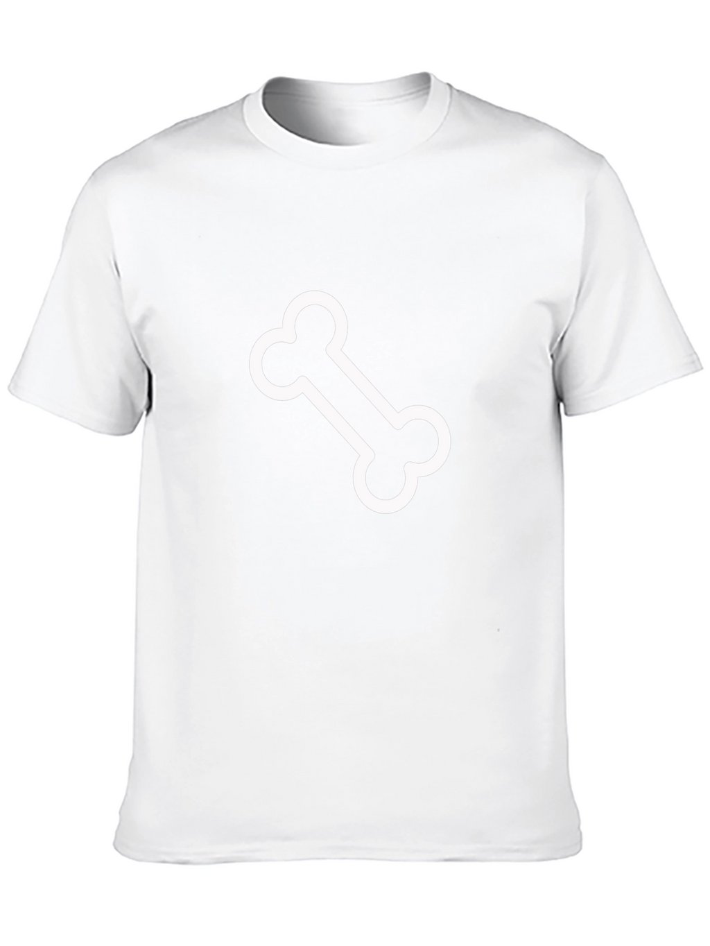 Bone Graphic Black Tee - Casual Style