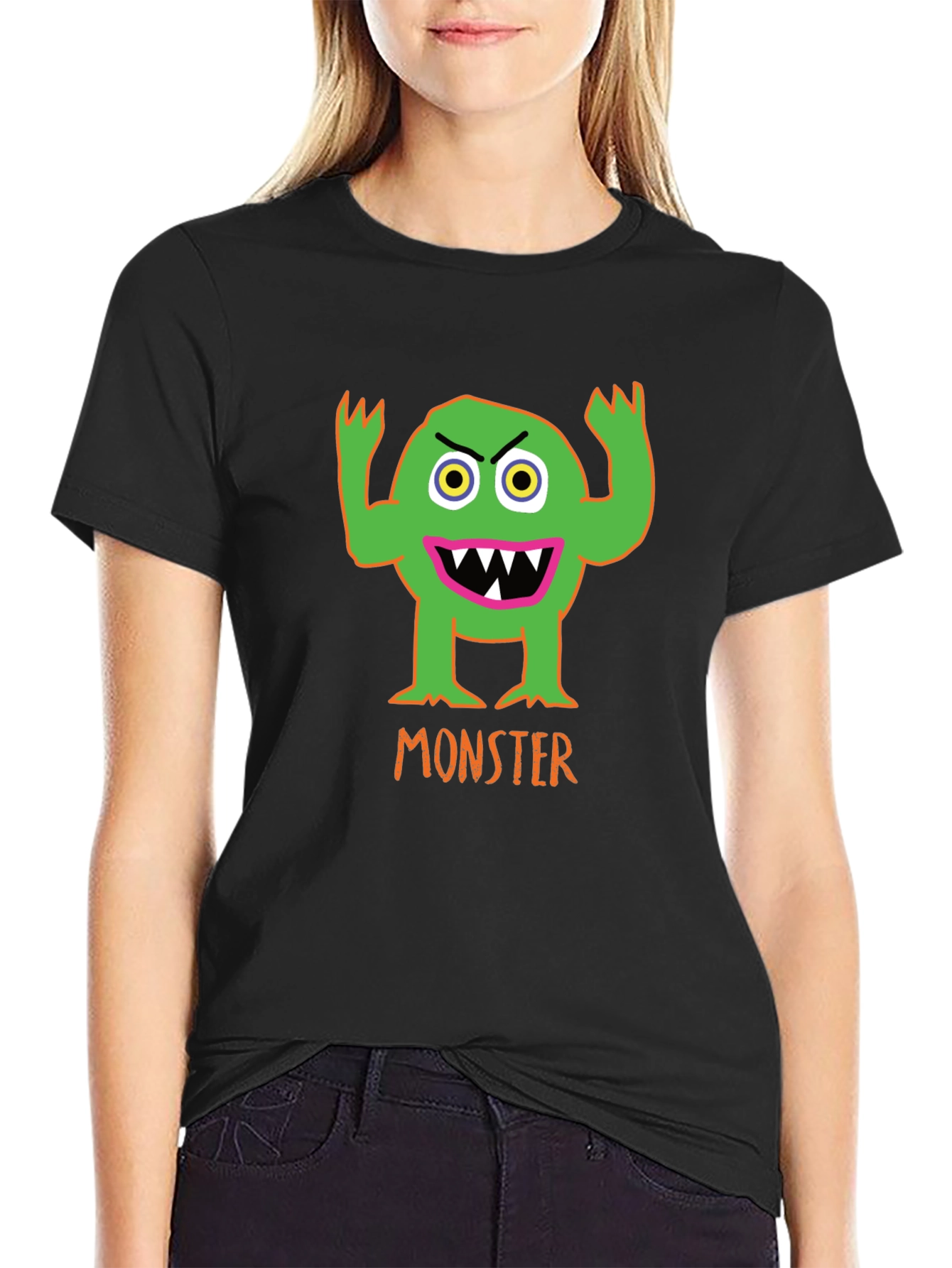 Monster Graphic T-Shirt - Spooky Fun!
